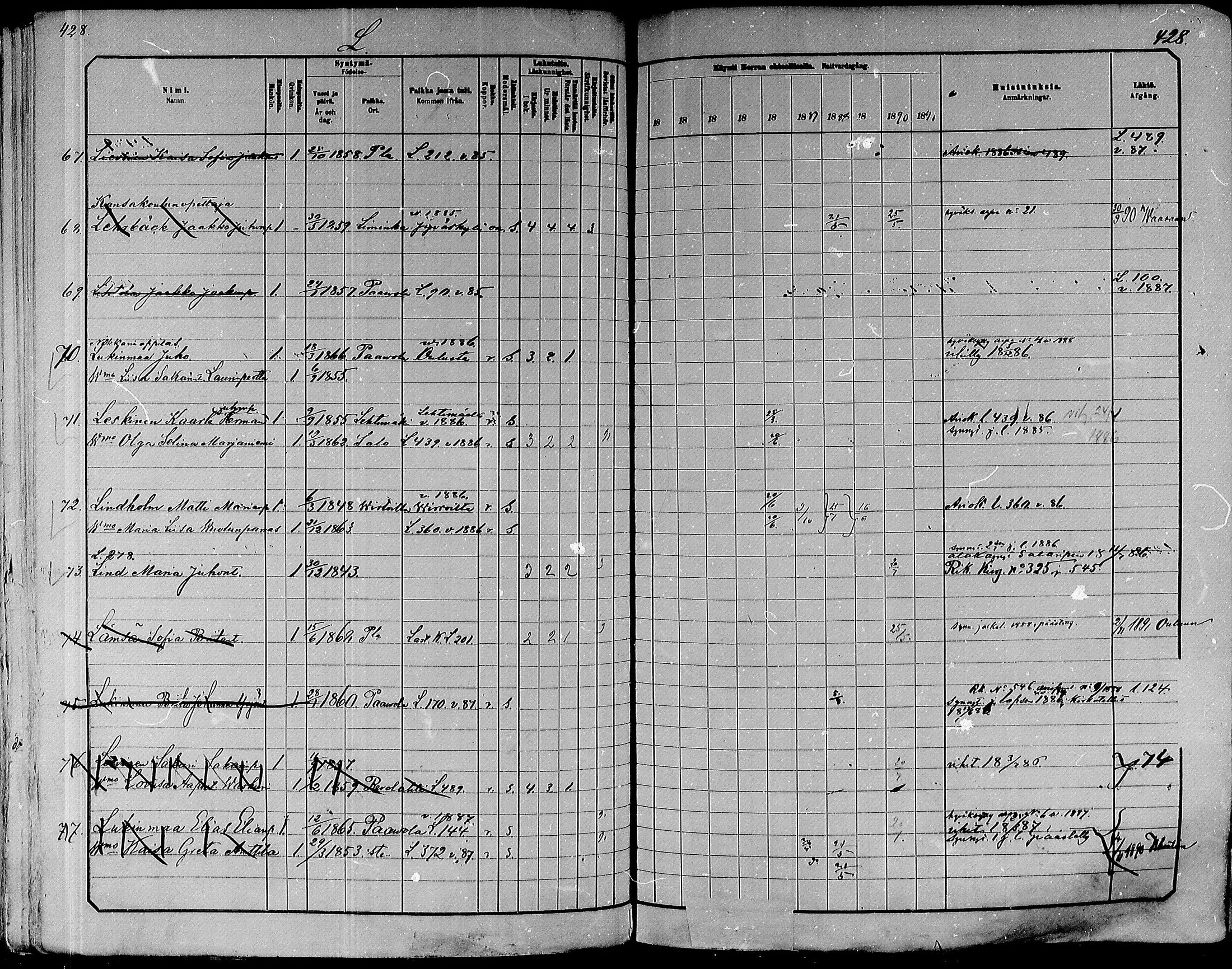 [ ../kirjat/Kirkonkirjat/paavola/rippikirja_1882-1891_mko132-150/kuvat/407.jpg ]