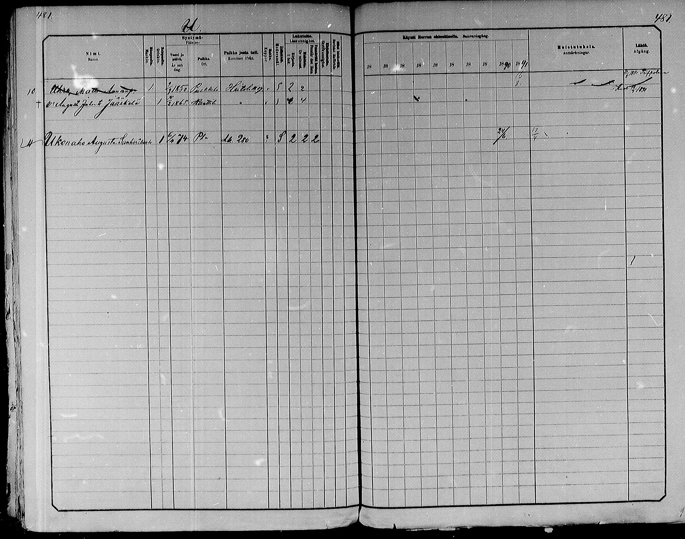 [ ../kirjat/Kirkonkirjat/paavola/rippikirja_1882-1891_mko132-150/kuvat/459.jpg ]