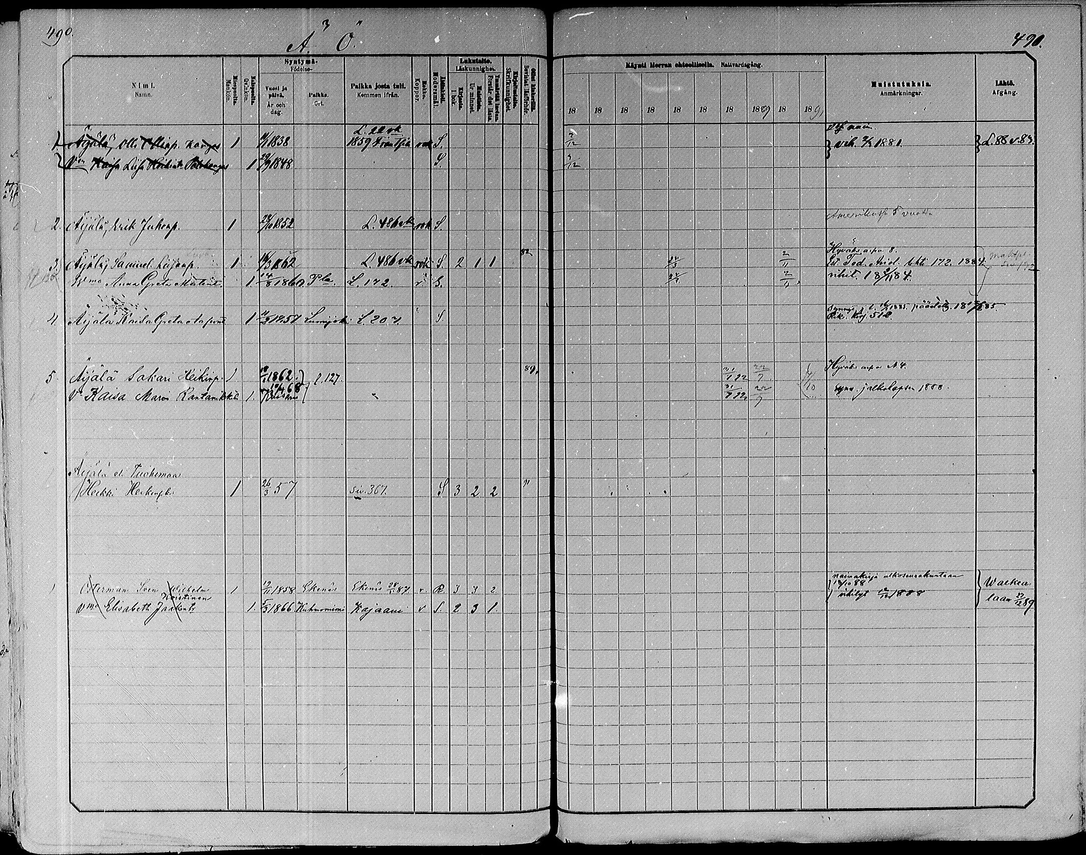 [ ../kirjat/Kirkonkirjat/paavola/rippikirja_1882-1891_mko132-150/kuvat/468.jpg ]