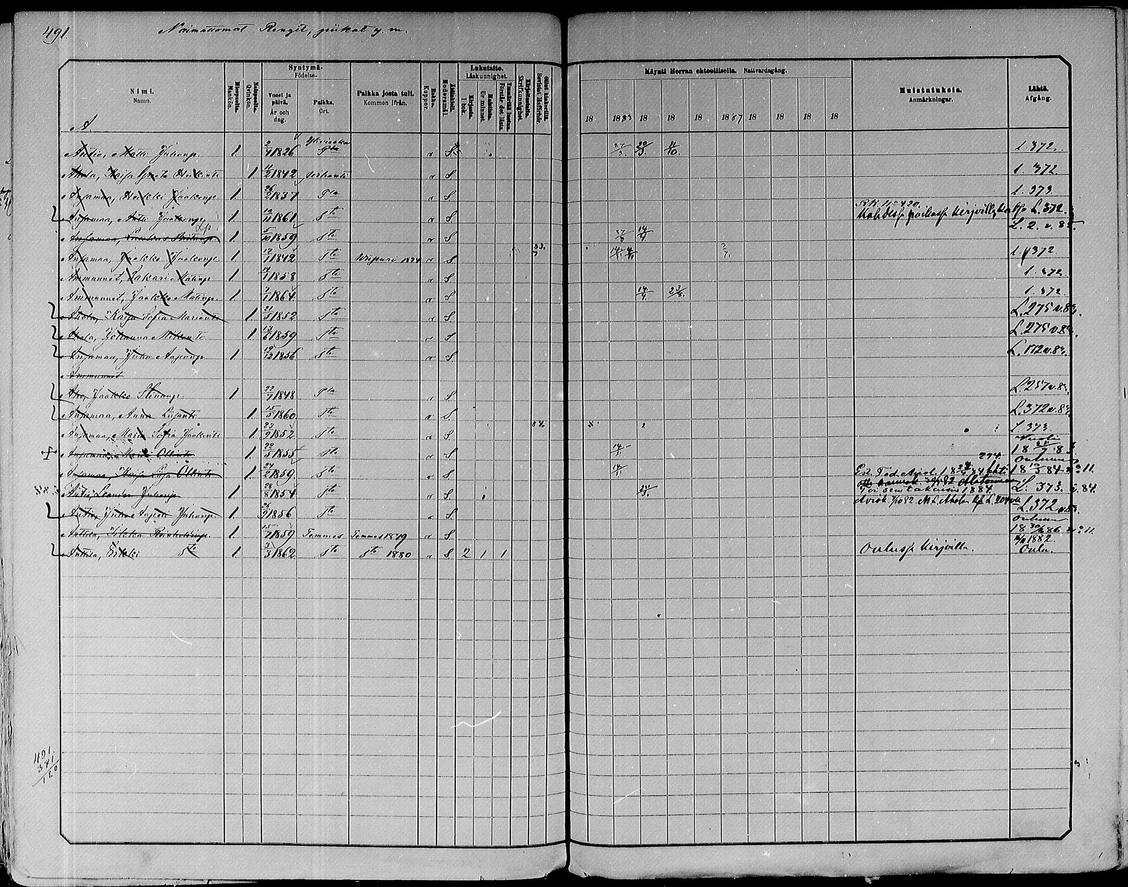 [ ../kirjat/Kirkonkirjat/paavola/rippikirja_1882-1891_mko132-150/kuvat/469.jpg ]