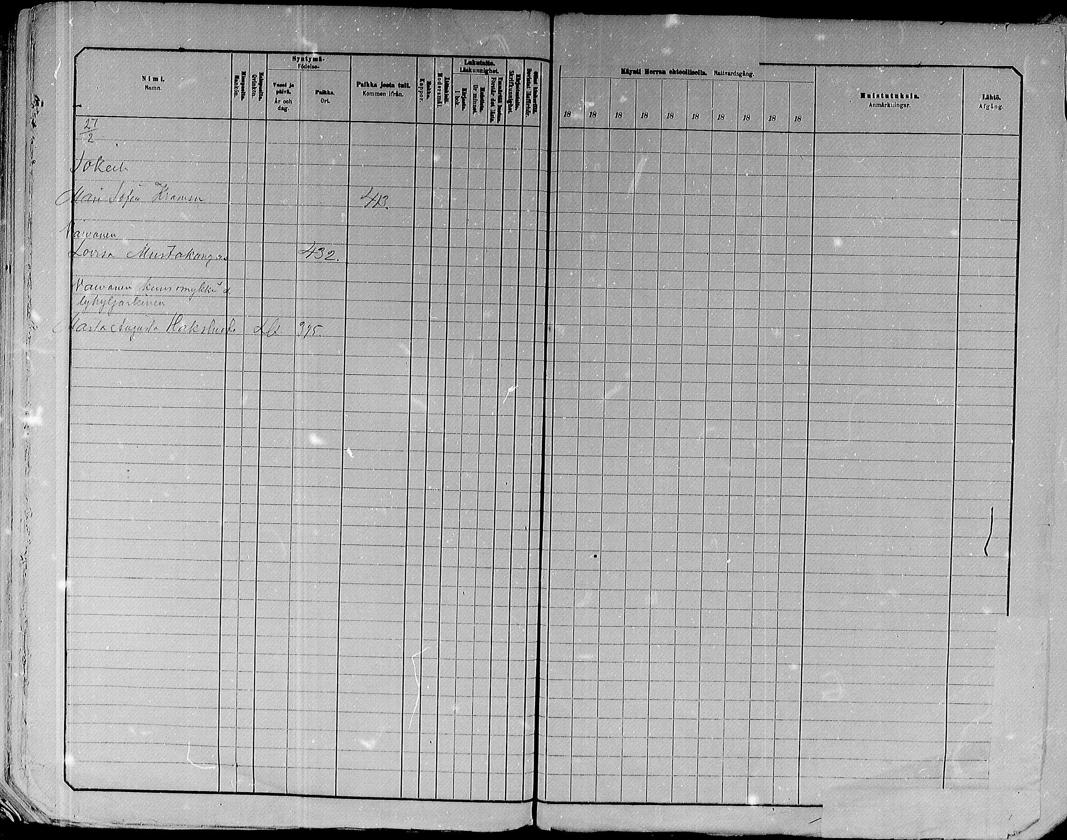 [ ../kirjat/Kirkonkirjat/paavola/rippikirja_1882-1891_mko132-150/kuvat/535.jpg ]