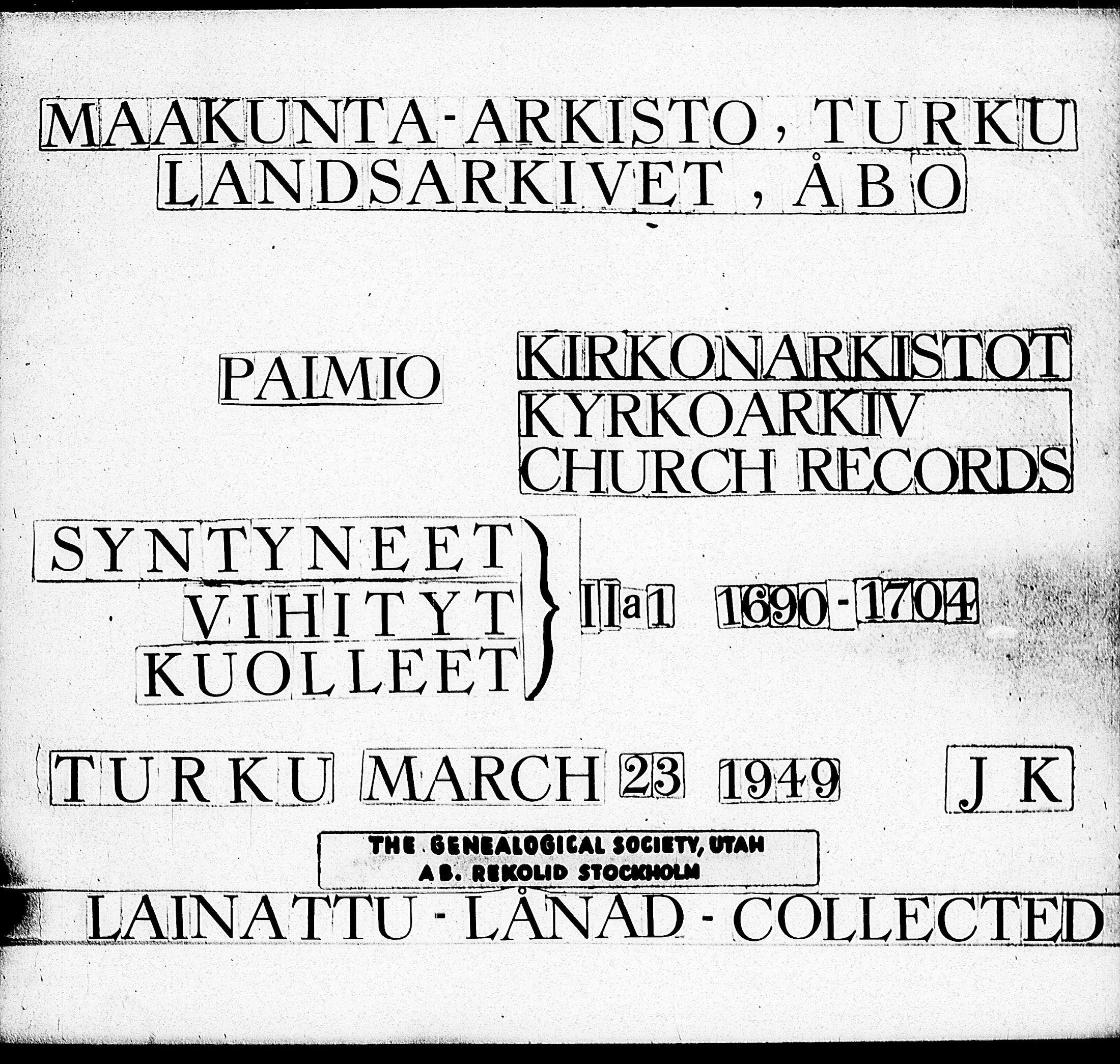 [ ../kirjat/Kirkonkirjat/paimio/syntyneet-vihityt-kuolleet_1690-1704_jk257/kuvat/1.jpg ]