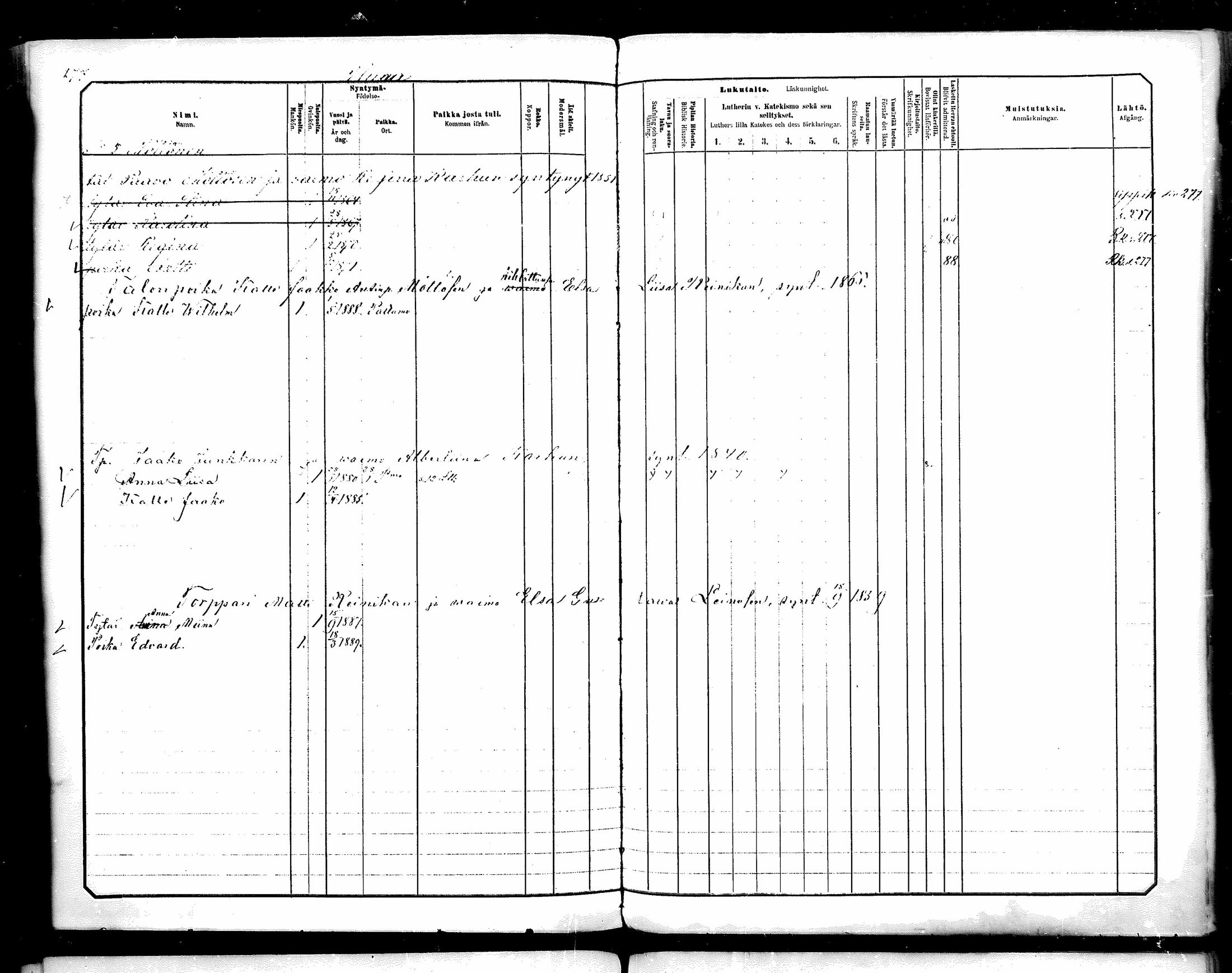[ ../kirjat/Kirkonkirjat/paltamo/lastenkirja_1861-1890_mko276-287/kuvat/154.jpg ]