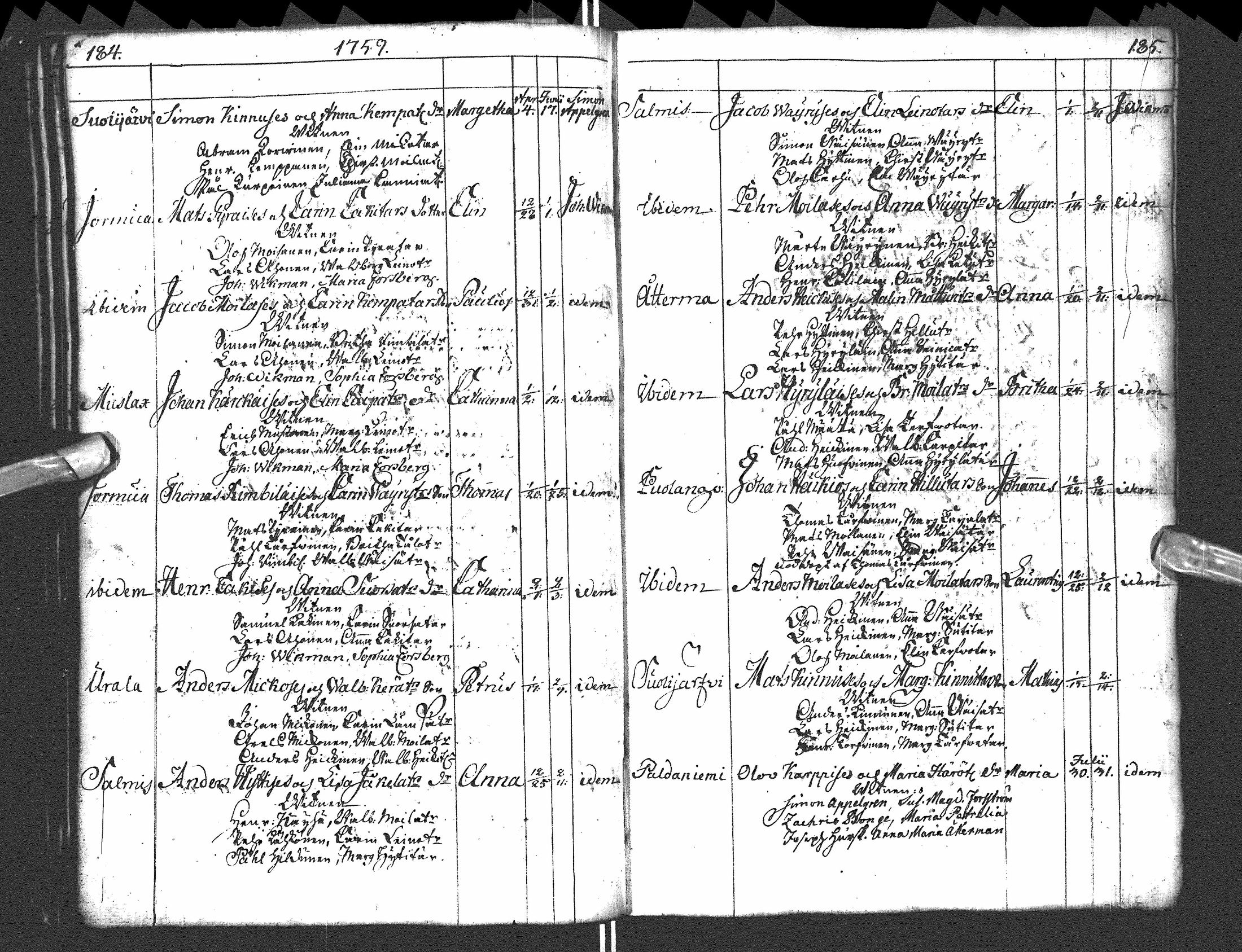 [ ../kirjat/Kirkonkirjat/paltamo/syntyneet-vihityt-kuolleet_1754-1767_ik185/kuvat/105.jpg ]