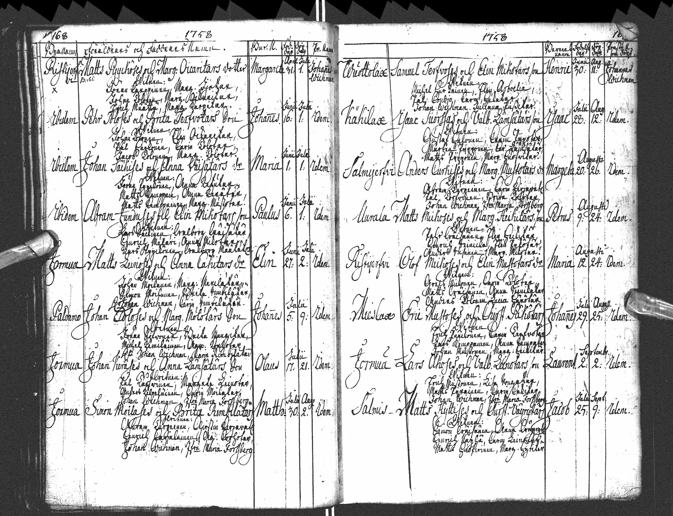 [ ../kirjat/Kirkonkirjat/paltamo/syntyneet-vihityt-kuolleet_1754-1767_ik185/kuvat/97.jpg ]