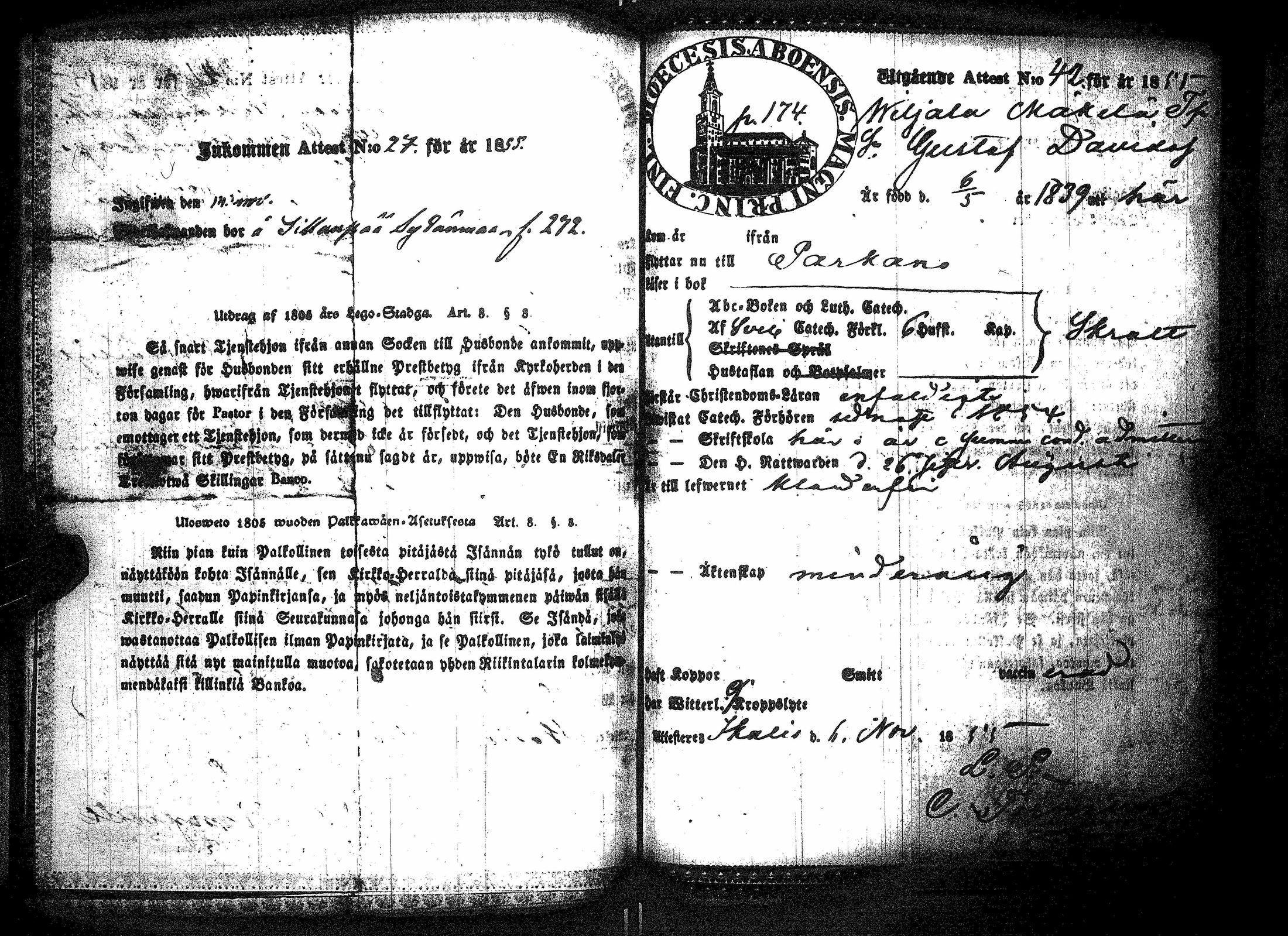 [ ../kirjat/Kirkonkirjat/parkano/muuttokirjoja_1832-1857_jk637b-638/kuvat/849.jpg ]