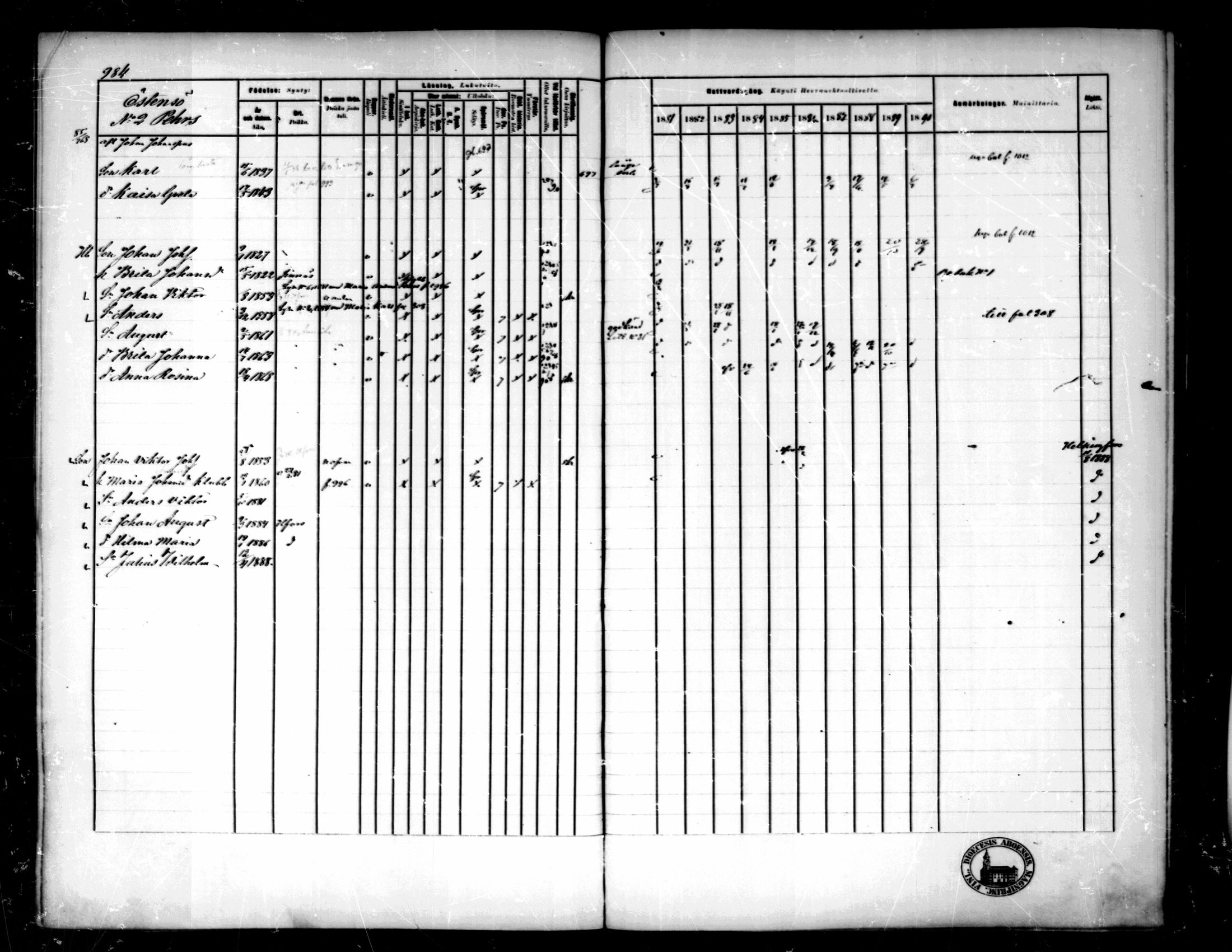 [ ../kirjat/Kirkonkirjat/pedersore/rippikirja_1881-1890_mko263-276/kuvat/350.jpg ]