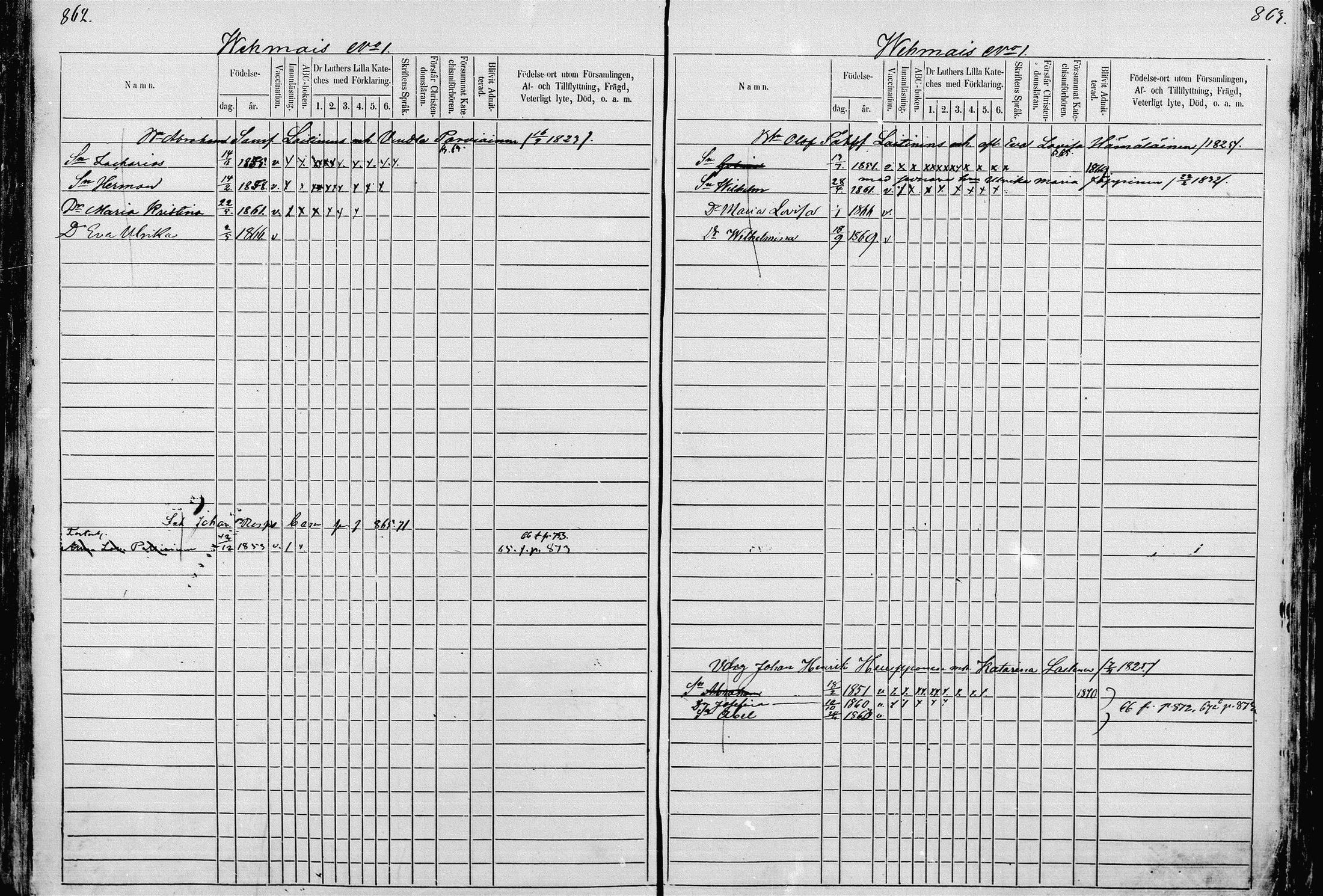 [ ../kirjat/Kirkonkirjat/pieksamaki/lastenkirja_1862-1866_msrk_mko33-49/kuvat/425.jpg ]