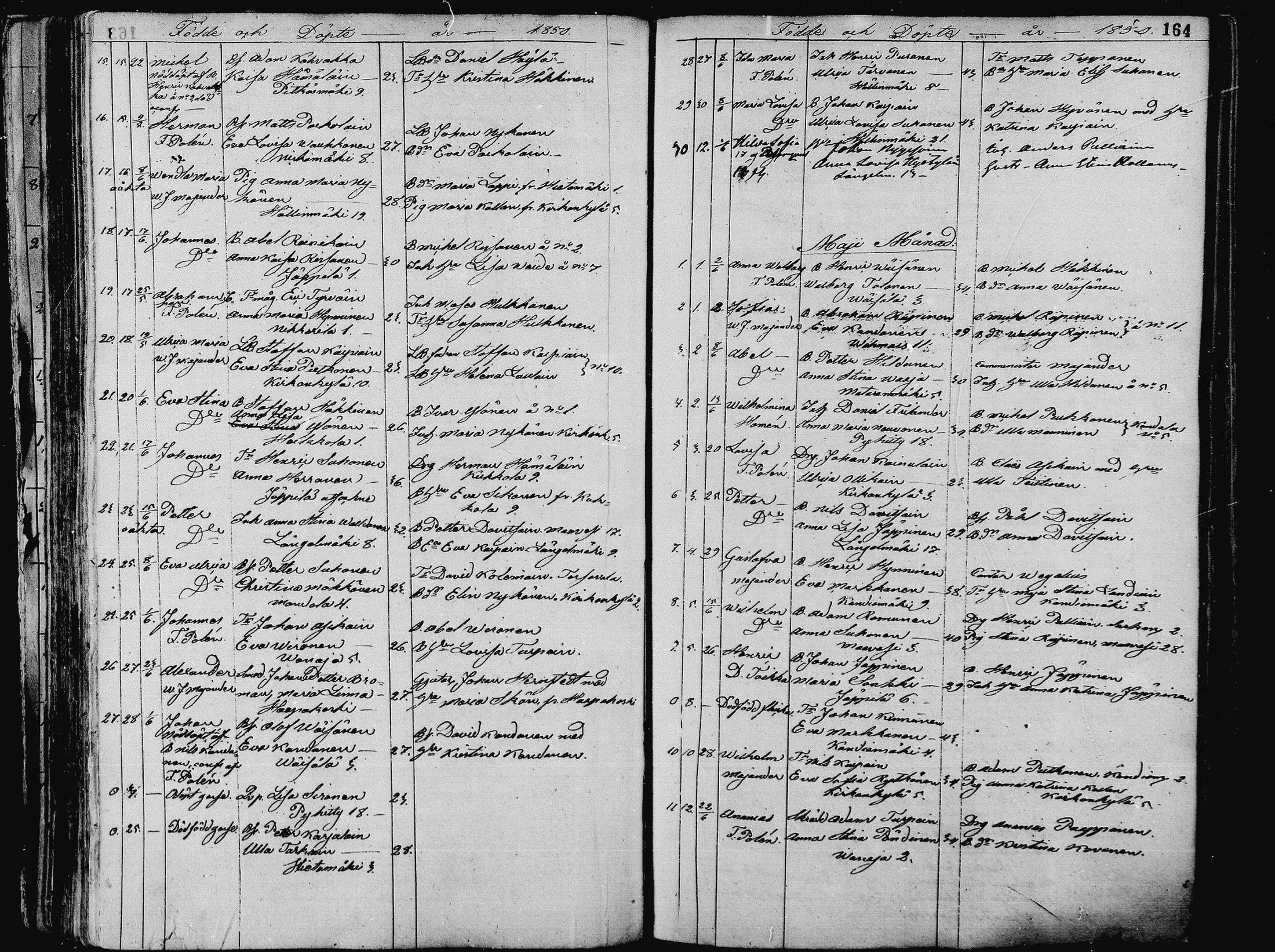 [ ../kirjat/Kirkonkirjat/pieksamaki/syntyneet_1836-1862_msrk_mko1-11/kuvat/164.jpg ]