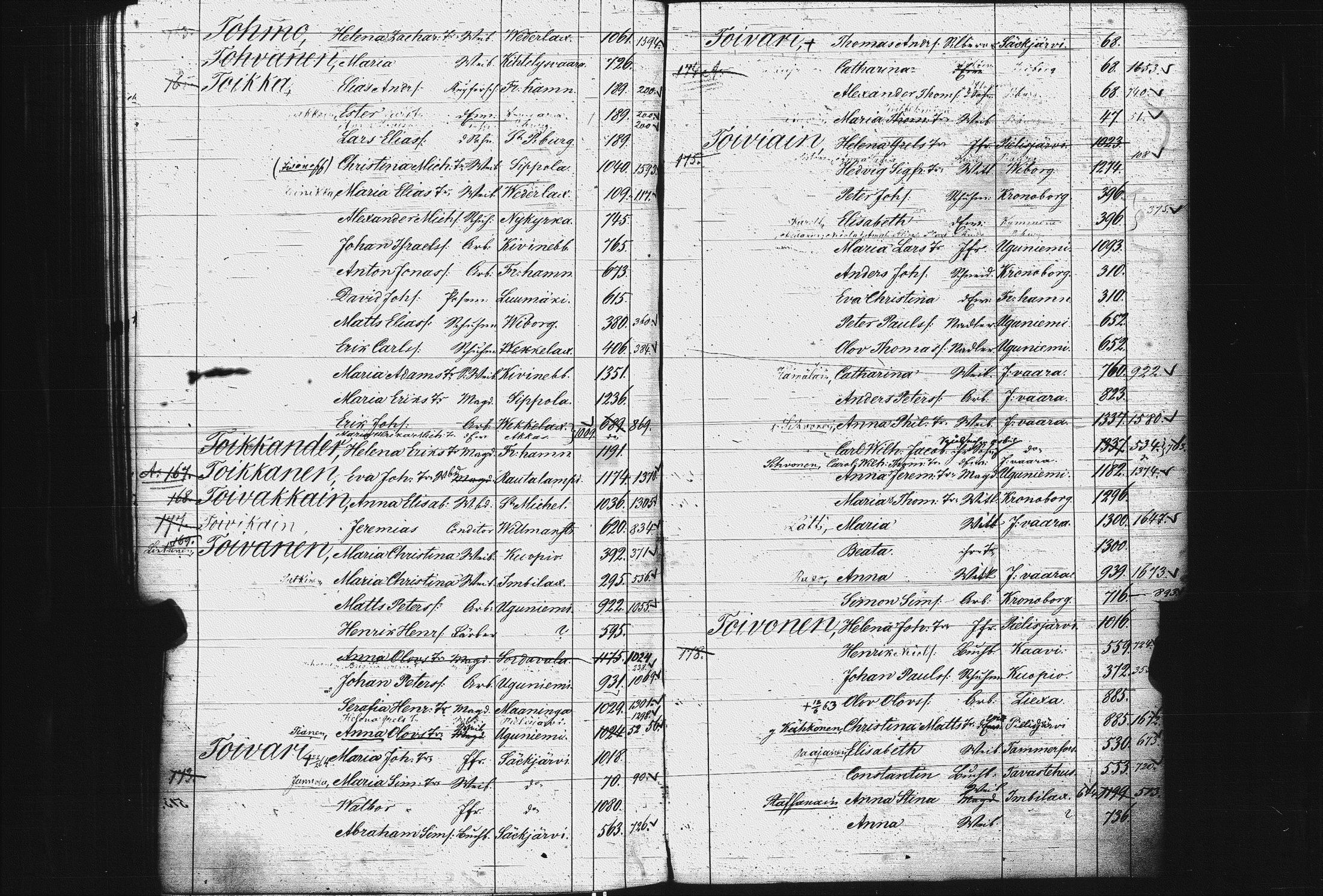 [ ../kirjat/Kirkonkirjat/pietarin_suomalainen_marian_srk/rippikirjahakemisto_1841-1866_es434/kuvat/262.jpg ]