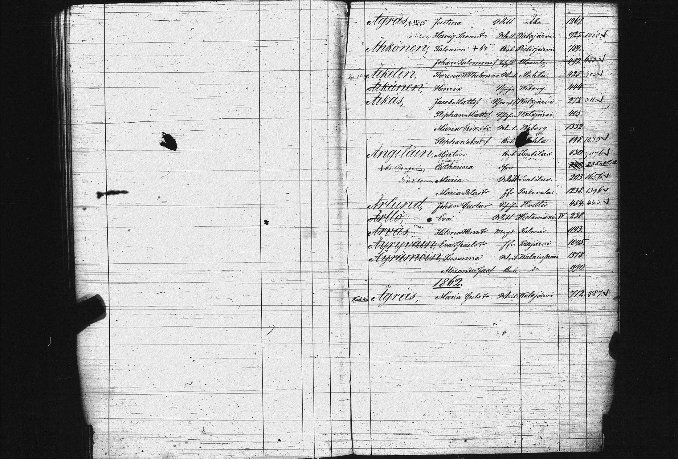 [ ../kirjat/Kirkonkirjat/pietarin_suomalainen_marian_srk/rippikirjahakemisto_1841-1866_es434/kuvat/294.jpg ]