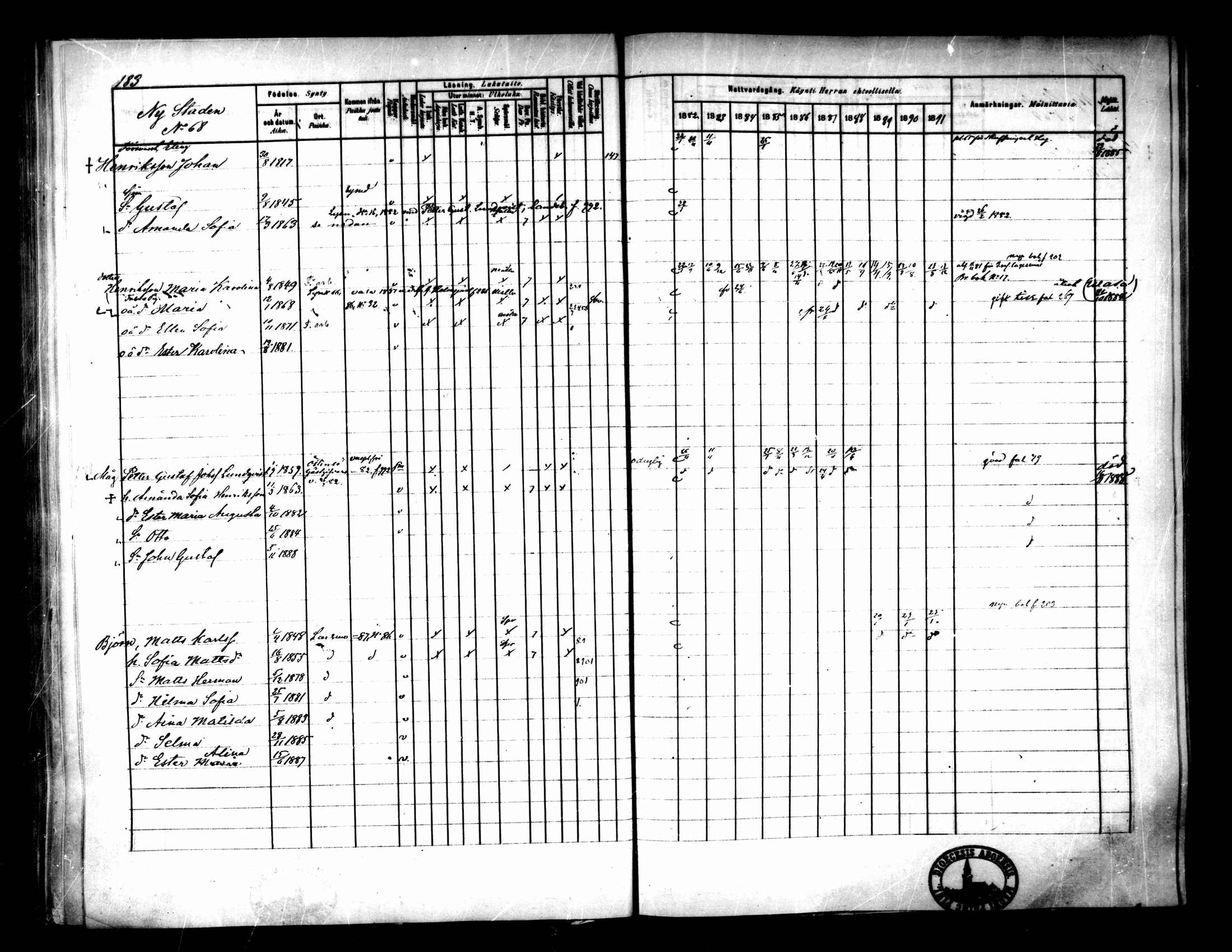 [ ../kirjat/Kirkonkirjat/pietarsaari/rippikirja_1882-1891_mko99-110/kuvat/187.jpg ]