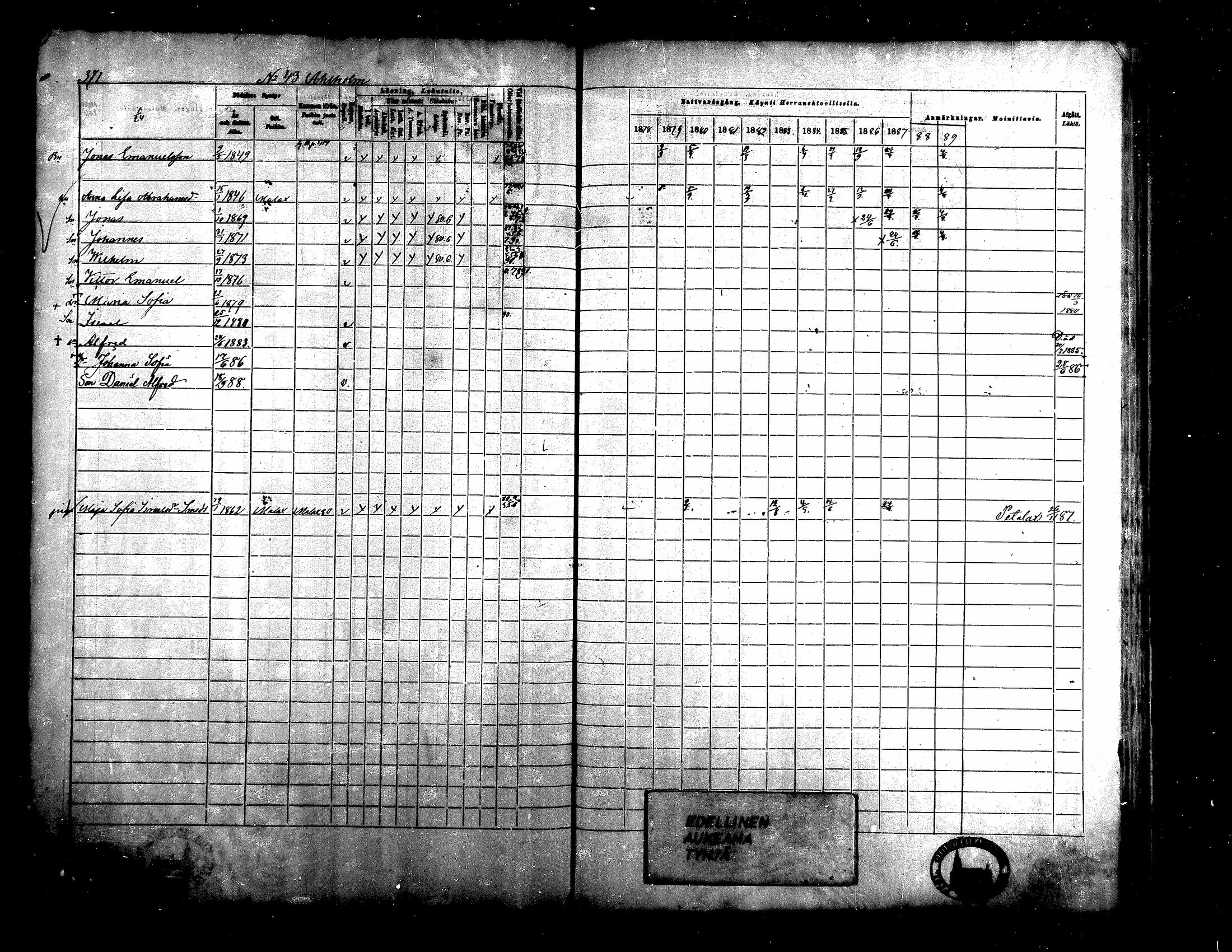 [ ../kirjat/Kirkonkirjat/pirttikyla/rippikirja_1878-1889_mko14-27/kuvat/346.jpg ]