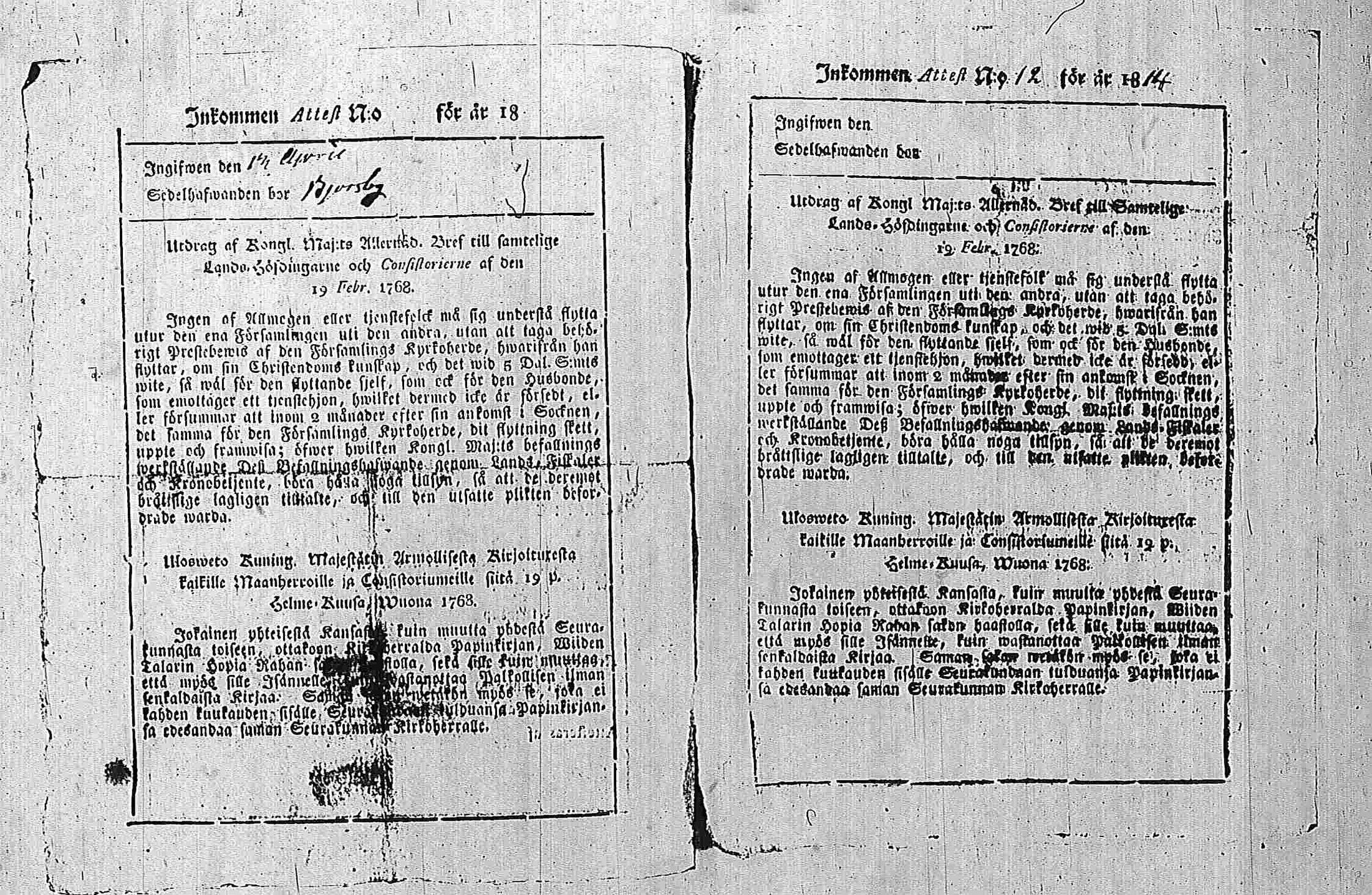 [ ../kirjat/Kirkonkirjat/pohja/muuttokirjoja_1810-1819_es117-118/kuvat/238.jpg ]
