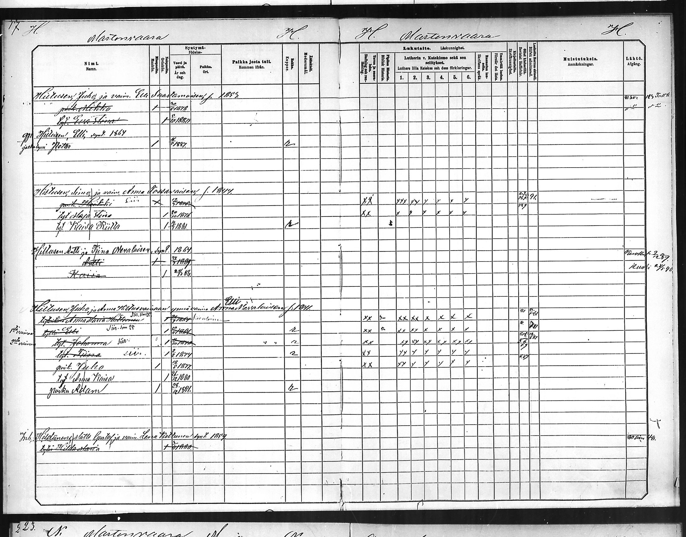 [ ../kirjat/Kirkonkirjat/polvijarvi/lastenkirja_1876-1891_mko290-293/kuvat/16.jpg ]