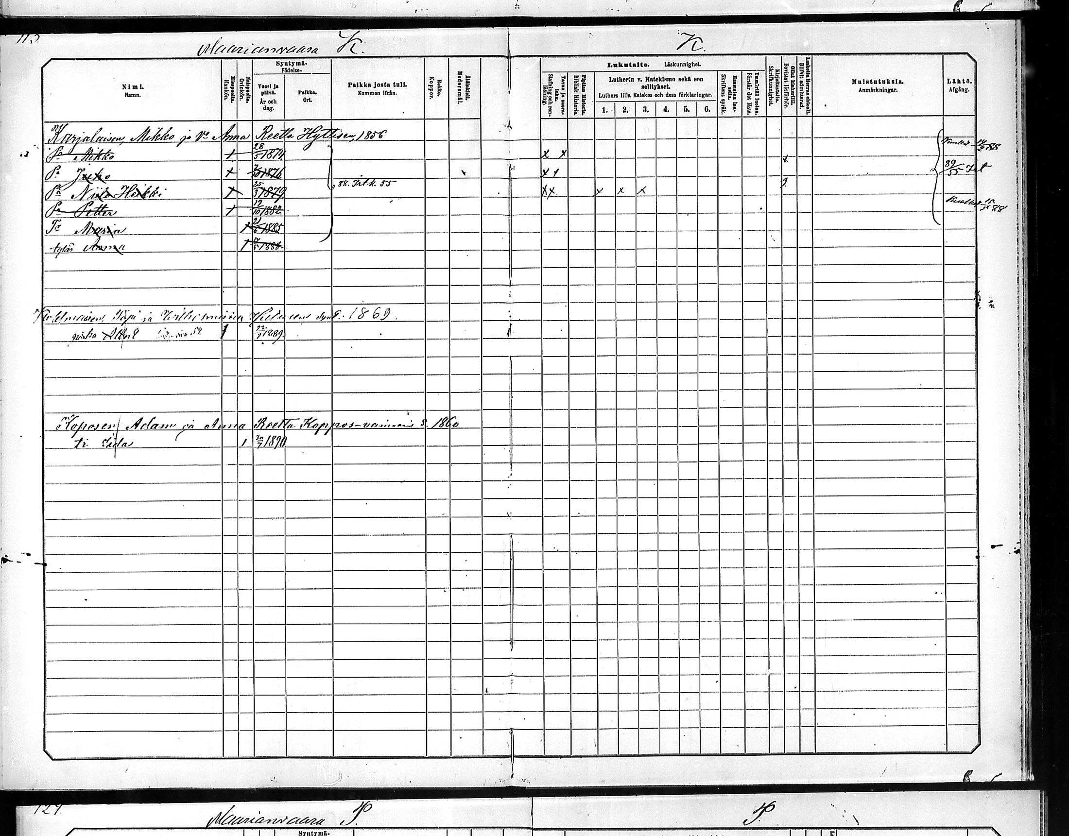 [ ../kirjat/Kirkonkirjat/polvijarvi/lastenkirja_1876-1891_mko290-293/kuvat/98.jpg ]