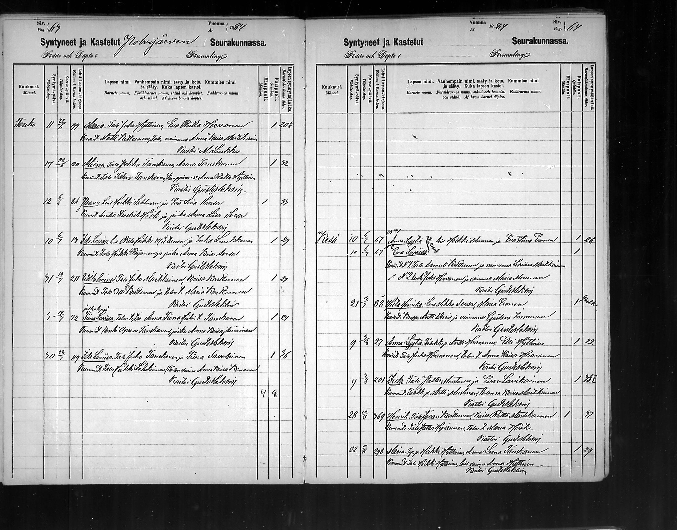 [ ../kirjat/Kirkonkirjat/polvijarvi/syntyneet_1880-1891_mko42-45/kuvat/33.jpg ]