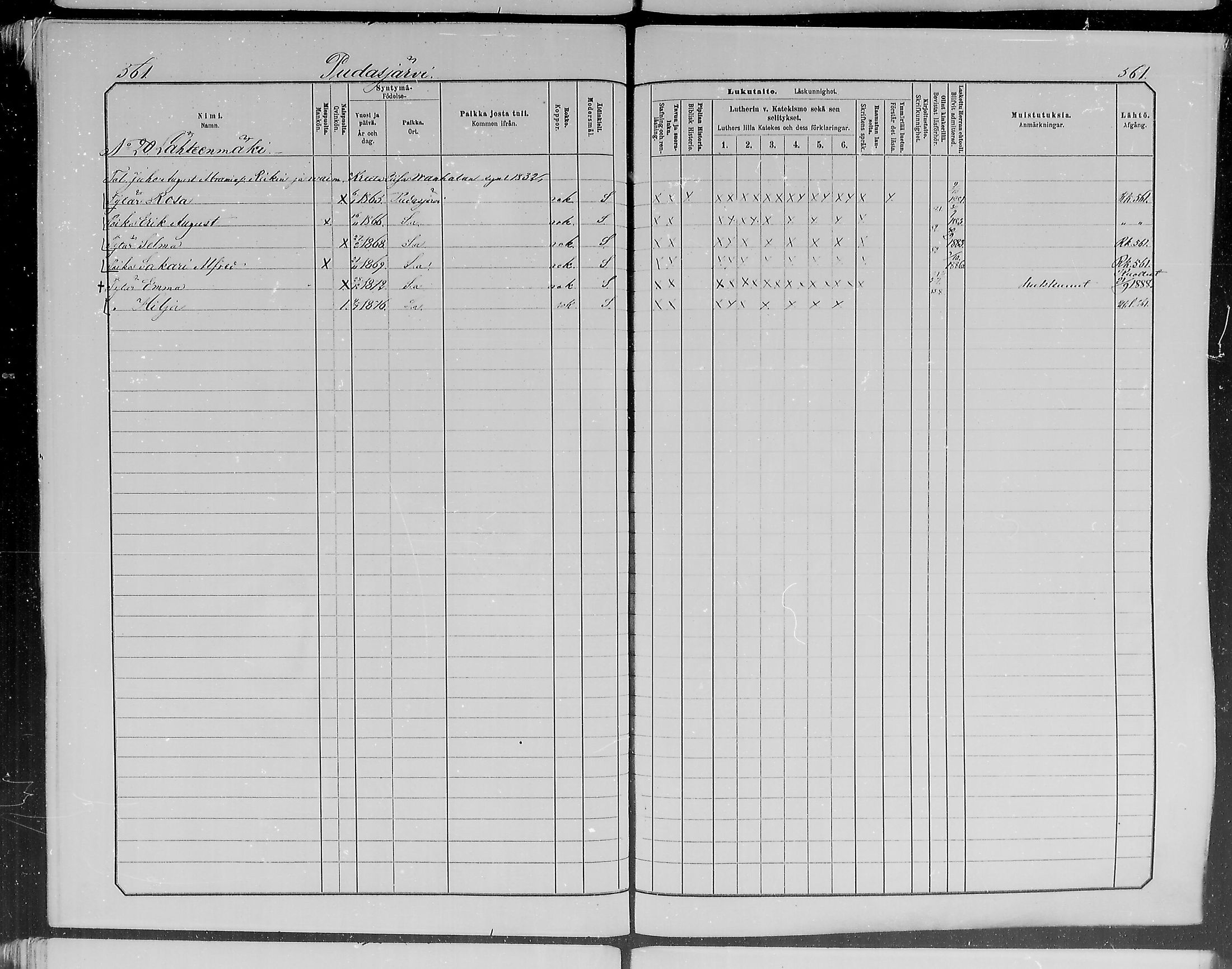 [ ../kirjat/Kirkonkirjat/pudasjarvi/lastenkirja_1881-1890_mko495-504/kuvat/134.jpg ]