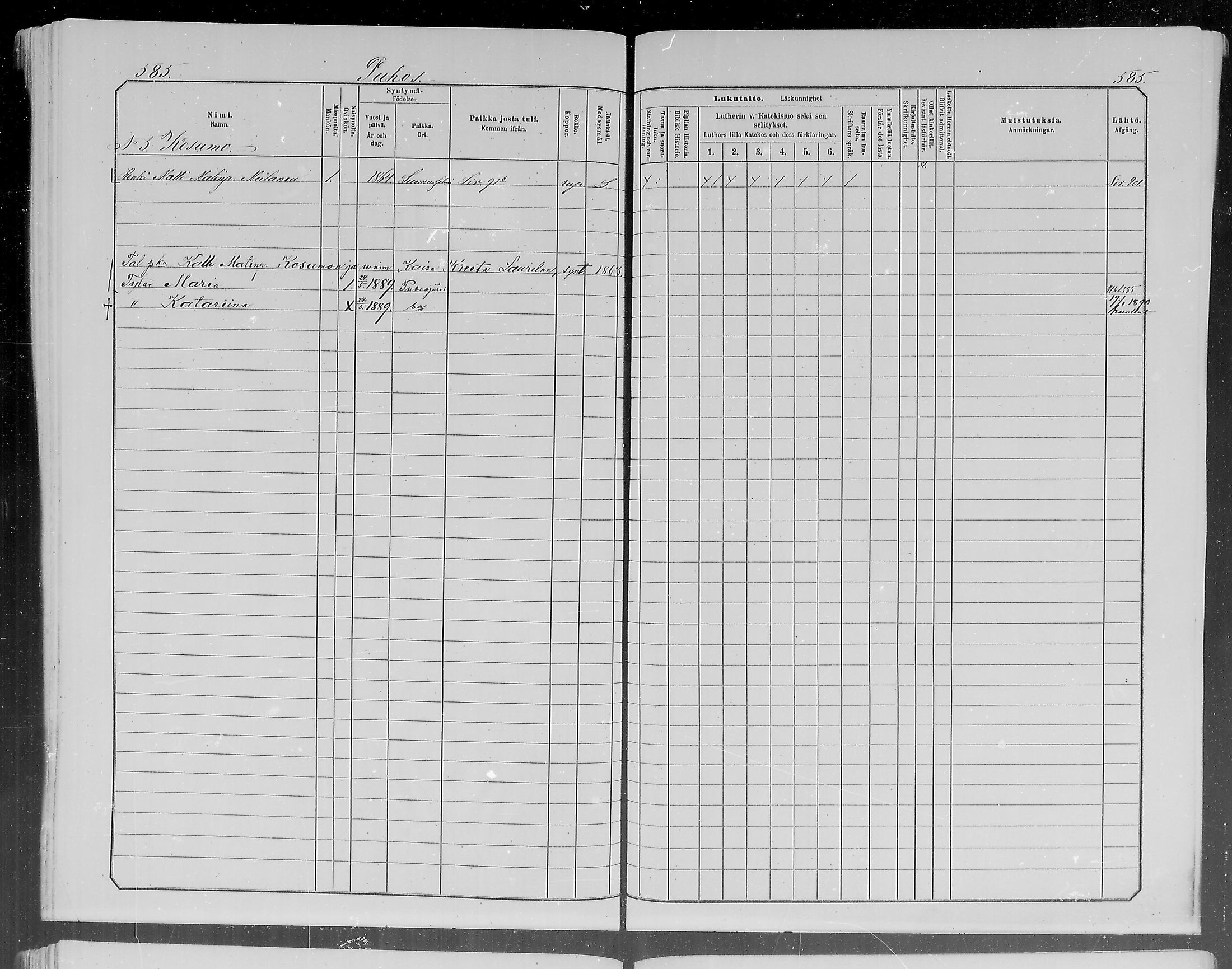 [ ../kirjat/Kirkonkirjat/pudasjarvi/lastenkirja_1881-1890_mko495-504/kuvat/155.jpg ]