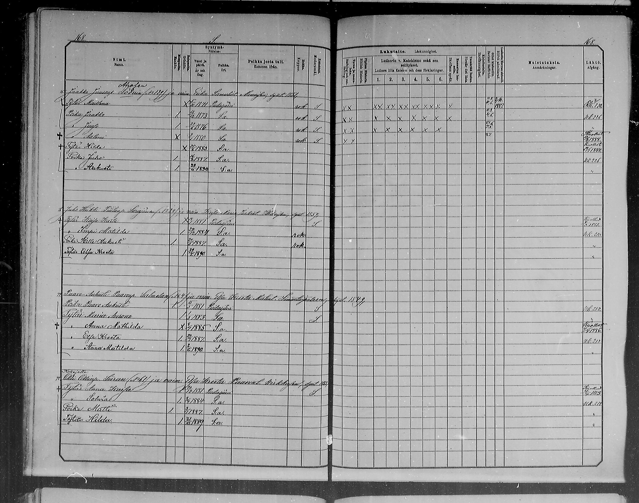 [ ../kirjat/Kirkonkirjat/pudasjarvi/lastenkirja_1881-1890_mko505-511/kuvat/158.jpg ]