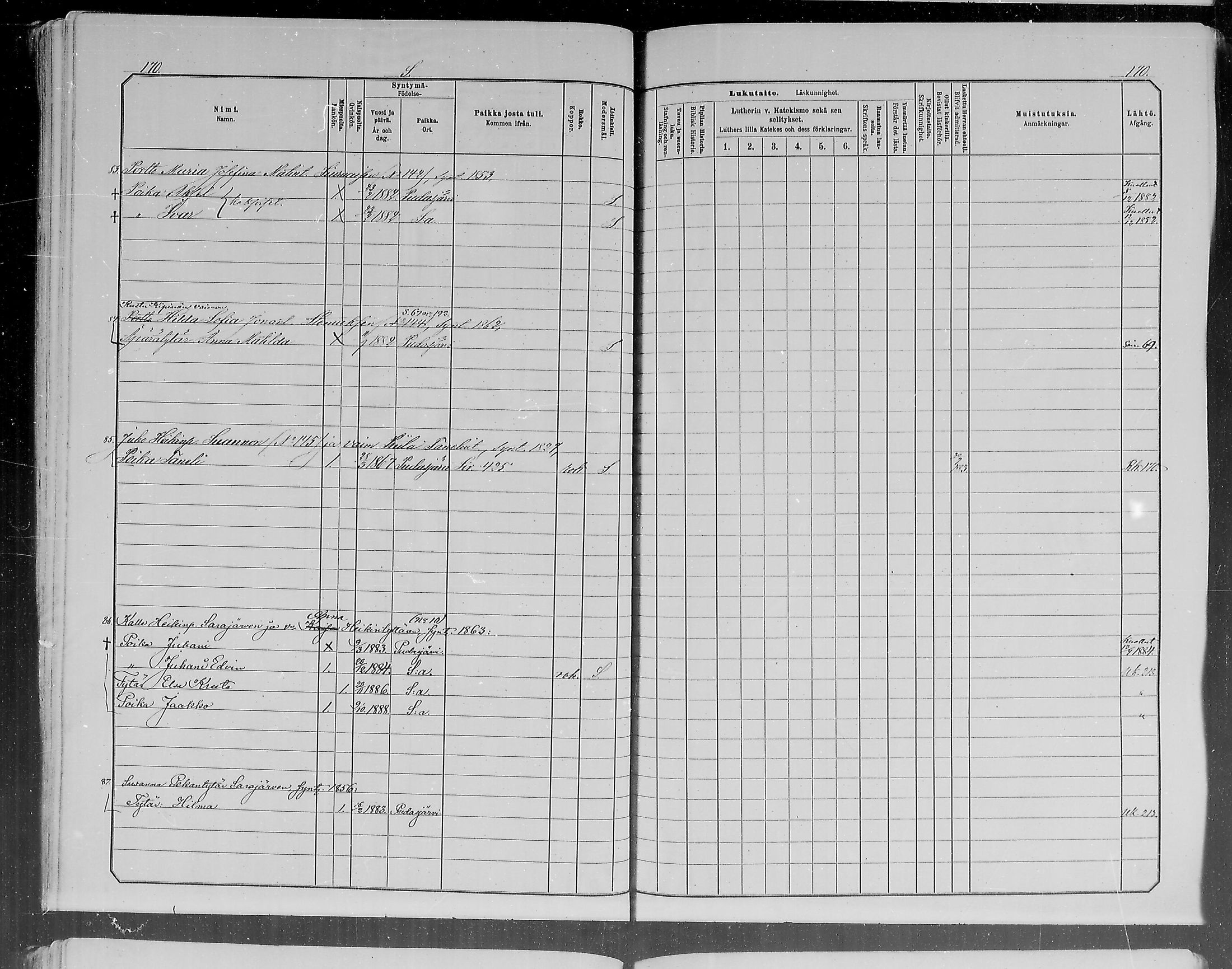 [ ../kirjat/Kirkonkirjat/pudasjarvi/lastenkirja_1881-1890_mko505-511/kuvat/160.jpg ]