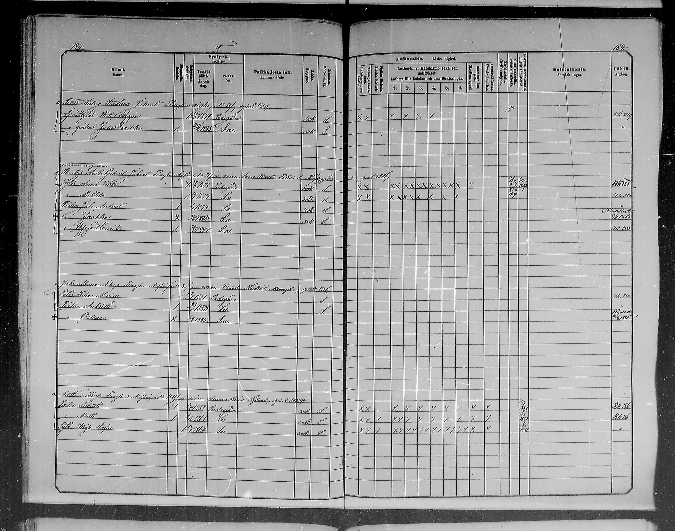 [ ../kirjat/Kirkonkirjat/pudasjarvi/lastenkirja_1881-1890_mko505-511/kuvat/170.jpg ]