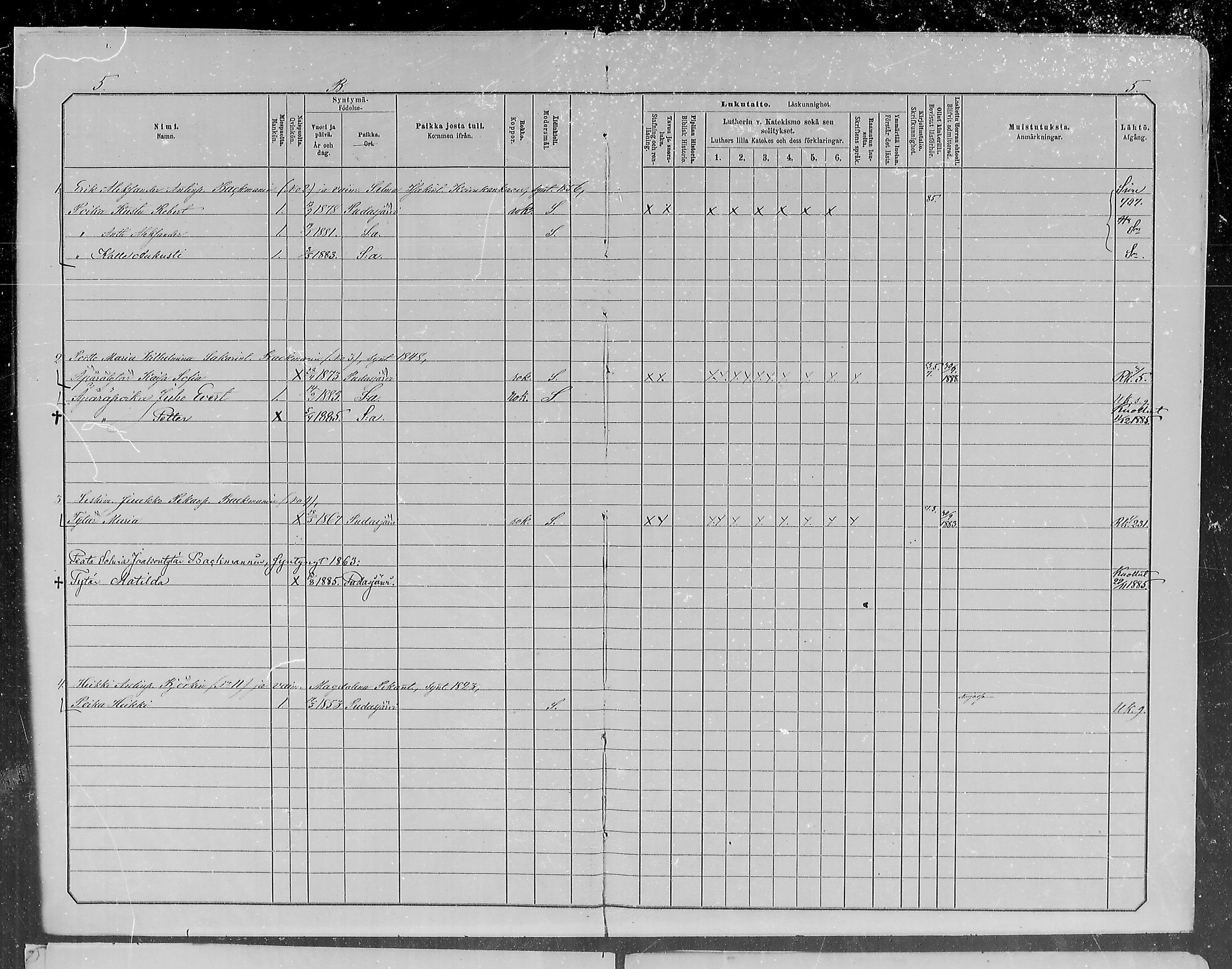 [ ../kirjat/Kirkonkirjat/pudasjarvi/lastenkirja_1881-1890_mko505-511/kuvat/5.jpg ]