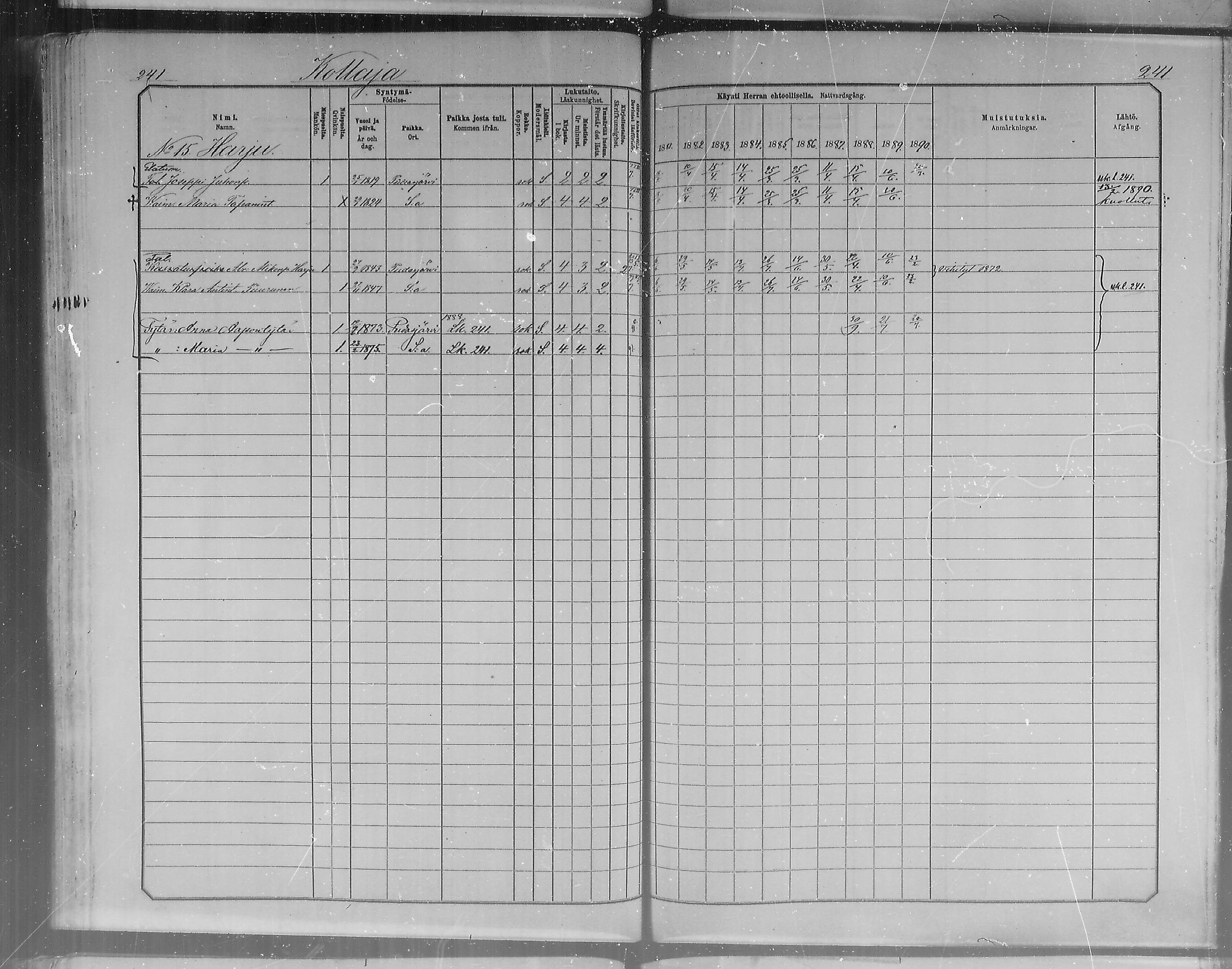 [ ../kirjat/Kirkonkirjat/pudasjarvi/rippikirja_1881-1890_mko46-57/kuvat/227.jpg ]