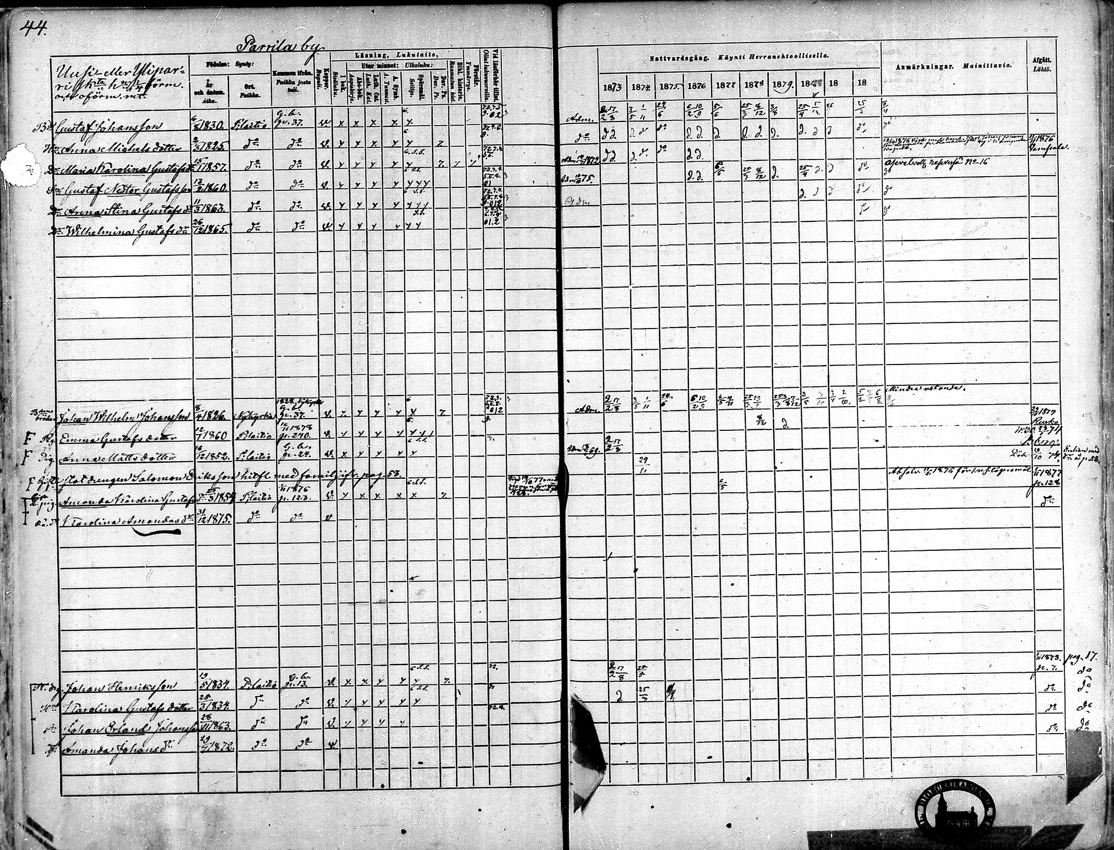 [ ../kirjat/Kirkonkirjat/punkalaidun/rippikirja_1873-1882_mko87-105/kuvat/43.jpg ]