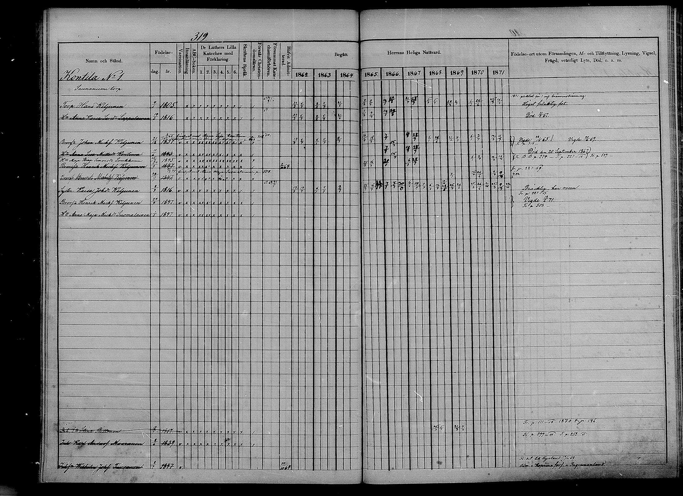 [ ../kirjat/Kirkonkirjat/puumala/rippikirja_1862-1871_mko27-40/kuvat/295.jpg ]
