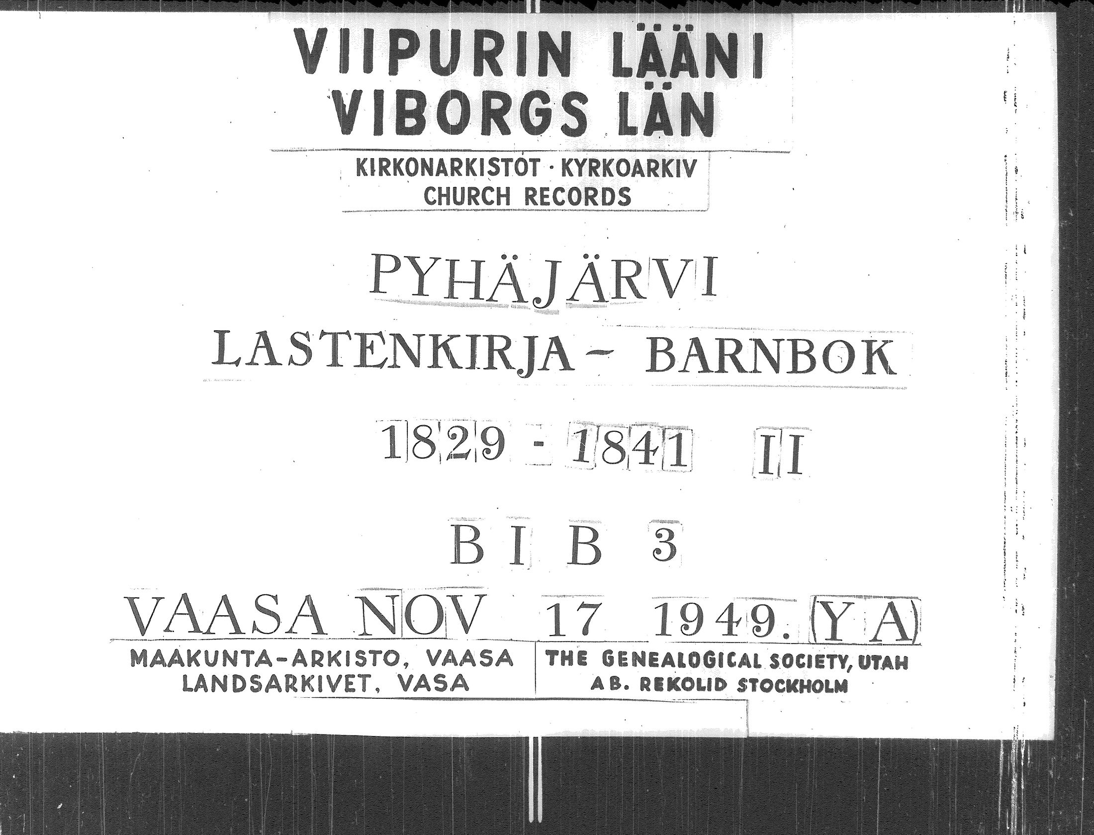 [ ../kirjat/Kirkonkirjat/pyhajarvi_vpl/lastenkirja_1829-1841_uk711_ii/kuvat/1.jpg ]