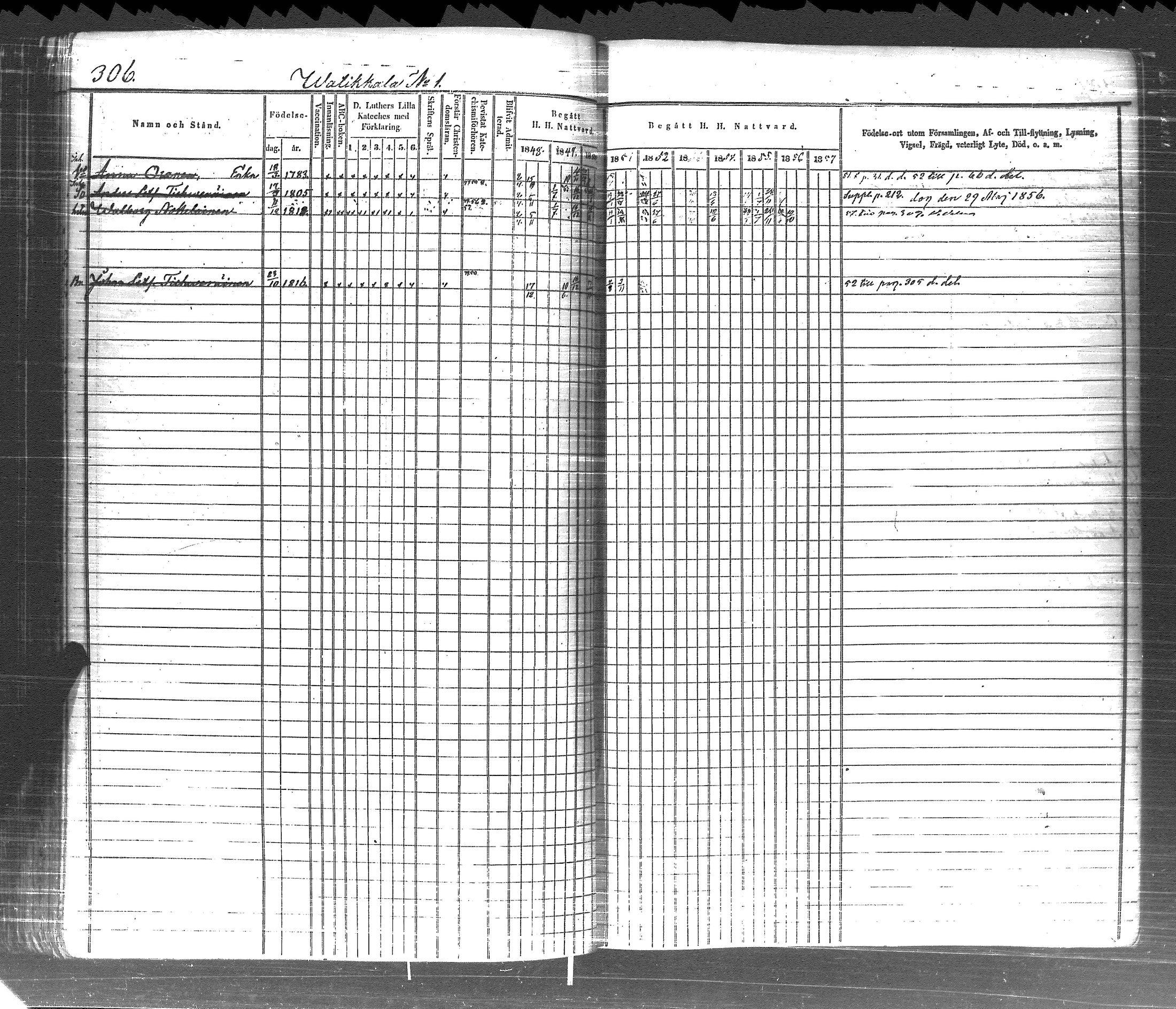 [ ../kirjat/Kirkonkirjat/pyhajarvi_vpl/rippikirja_1848-1858_uk709-710/kuvat/315.jpg ]