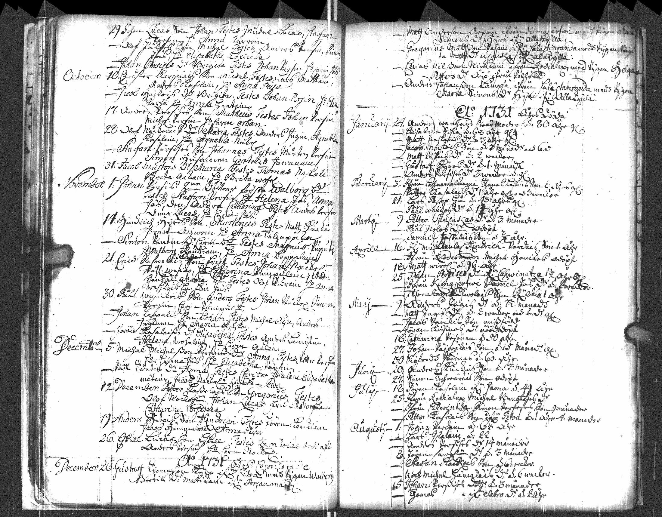 [ ../kirjat/Kirkonkirjat/pyhajarvi_vpl/syntyneet-vihityt-kuolleet_1721-1749_uk712/kuvat/28.jpg ]