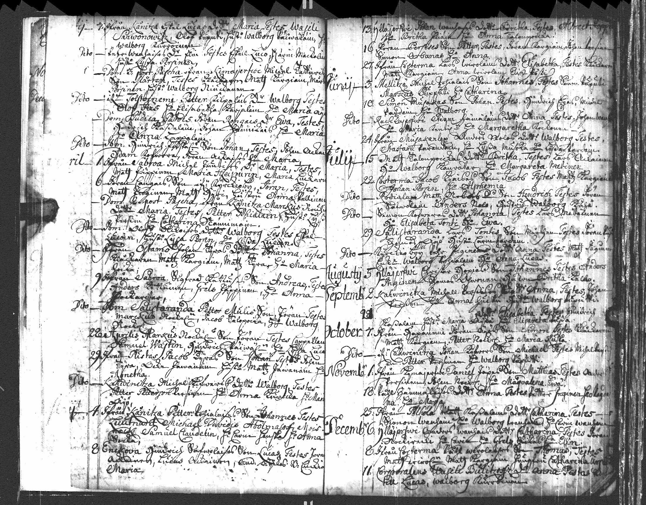 [ ../kirjat/Kirkonkirjat/pyhajarvi_vpl/syntyneet-vihityt-kuolleet_1721-1749_uk712/kuvat/5.jpg ]