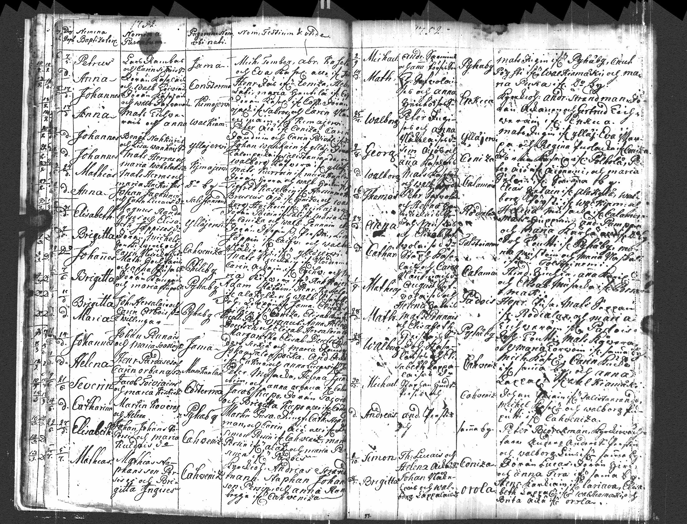 [ ../kirjat/Kirkonkirjat/pyhajarvi_vpl/syntyneet-vihityt-kuolleet_1750-1770_uk712/kuvat/11.jpg ]
