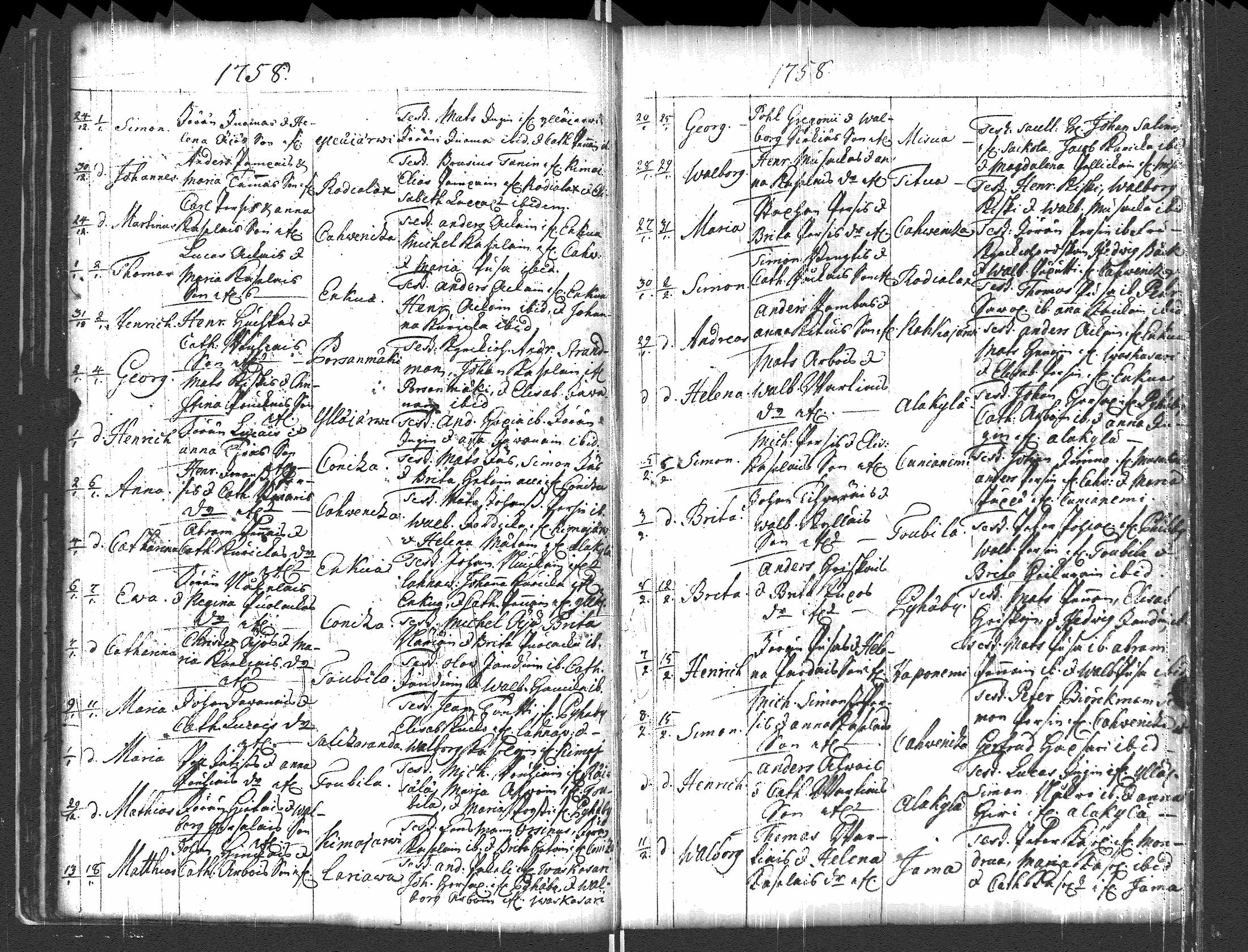 [ ../kirjat/Kirkonkirjat/pyhajarvi_vpl/syntyneet-vihityt-kuolleet_1750-1770_uk712/kuvat/42.jpg ]