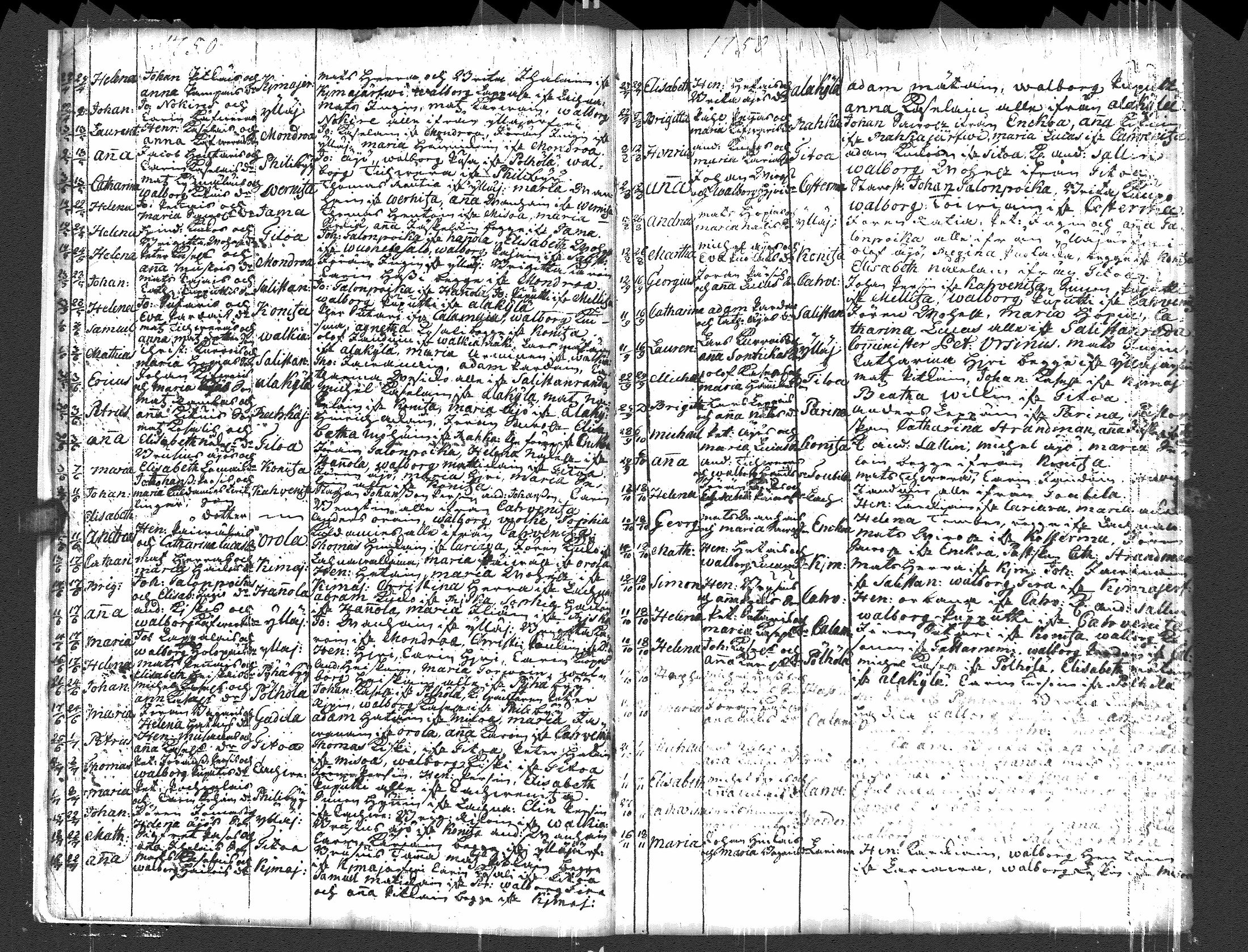 [ ../kirjat/Kirkonkirjat/pyhajarvi_vpl/syntyneet-vihityt-kuolleet_1750-1770_uk712/kuvat/5.jpg ]