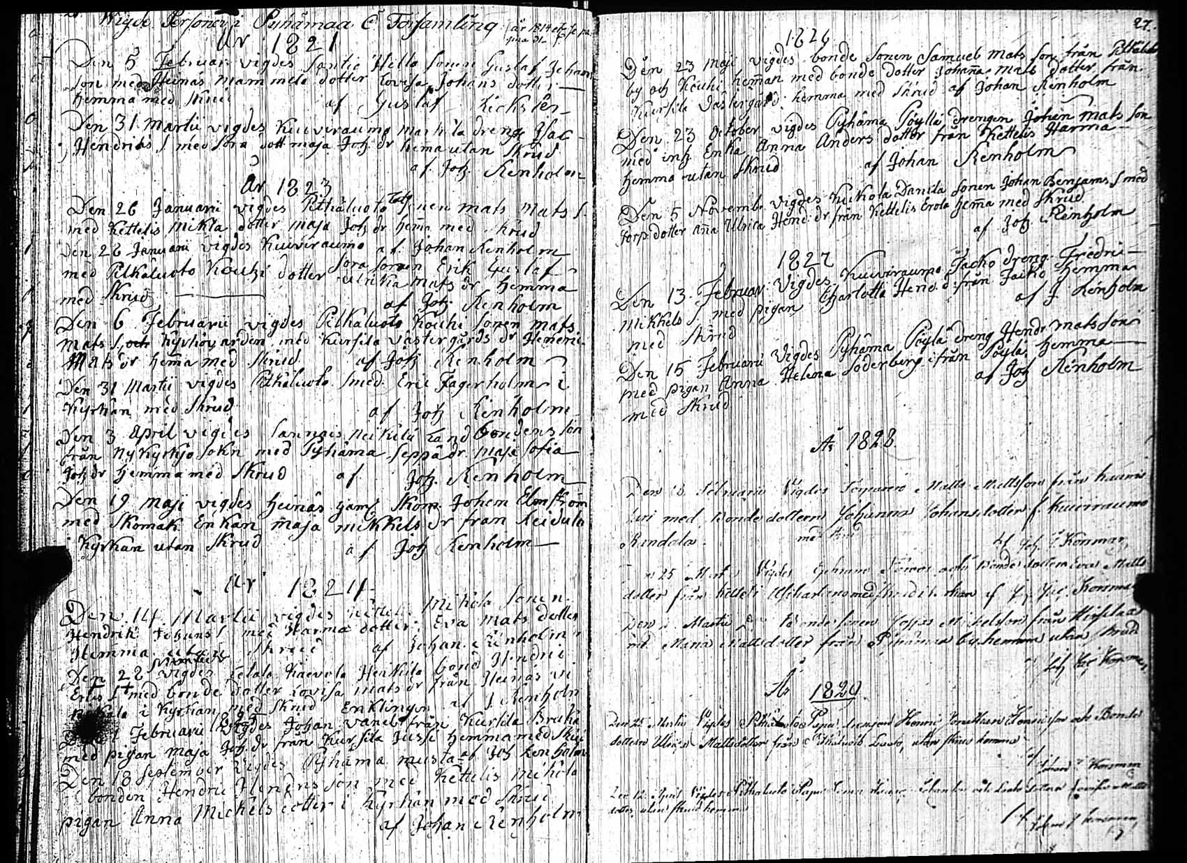 [ ../kirjat/Kirkonkirjat/pyhamaa/vihityt_1814-1840_jk764/kuvat/3.jpg ]