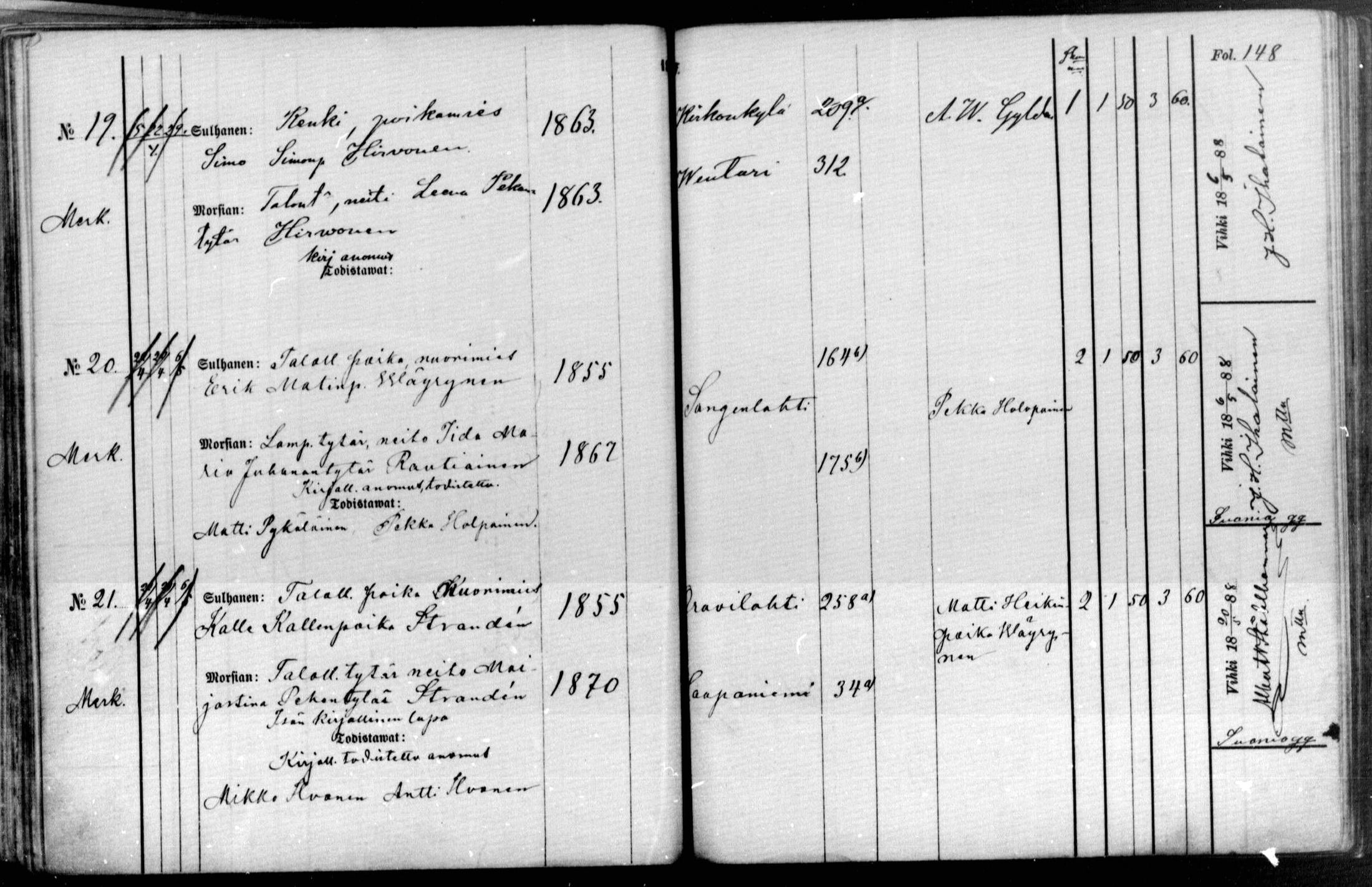 [ ../kirjat/Kirkonkirjat/raakkyla/kuulutetut_1880-1890_mko1-7/kuvat/148.jpg ]