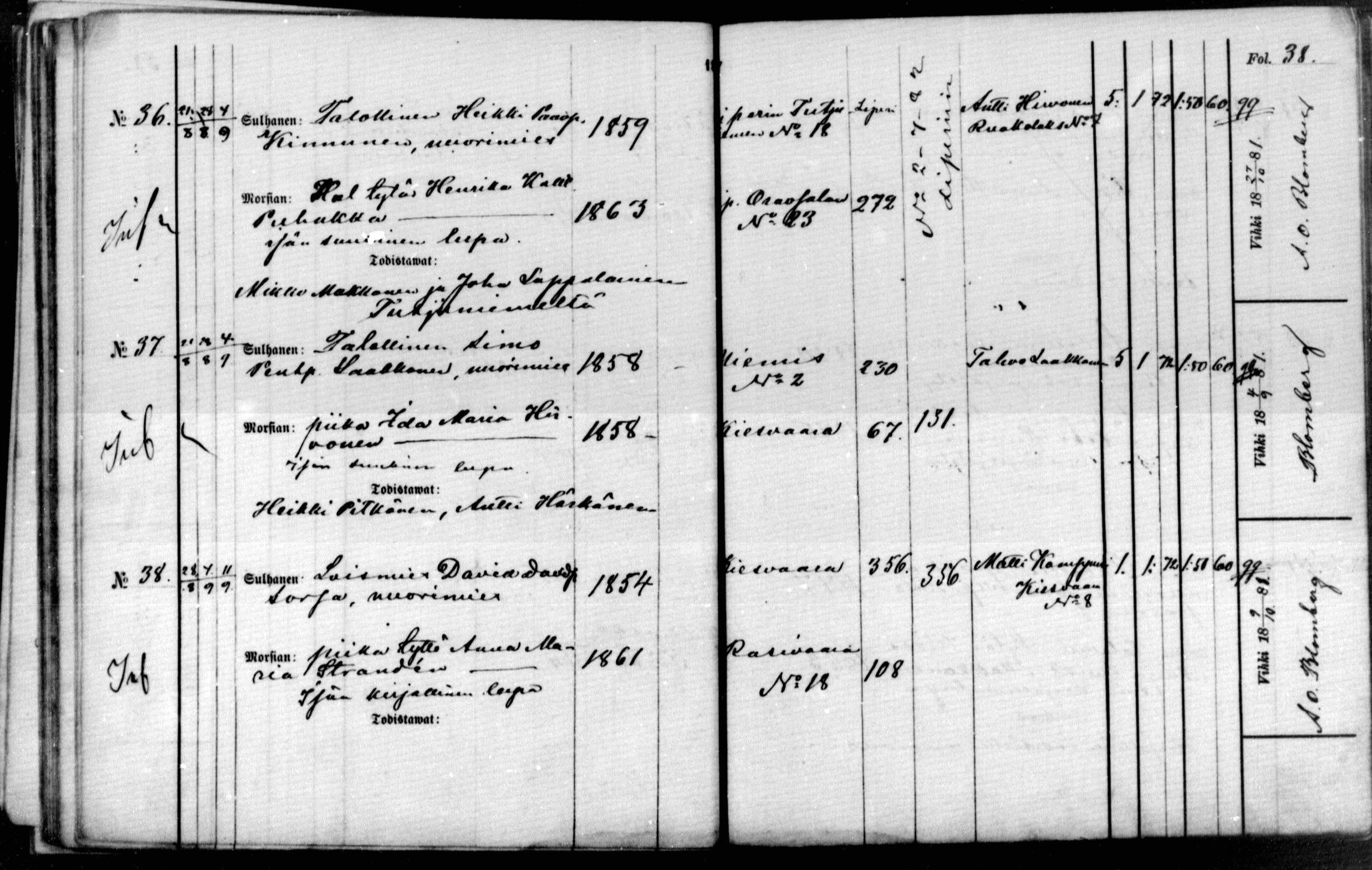 [ ../kirjat/Kirkonkirjat/raakkyla/kuulutetut_1880-1890_mko1-7/kuvat/38.jpg ]