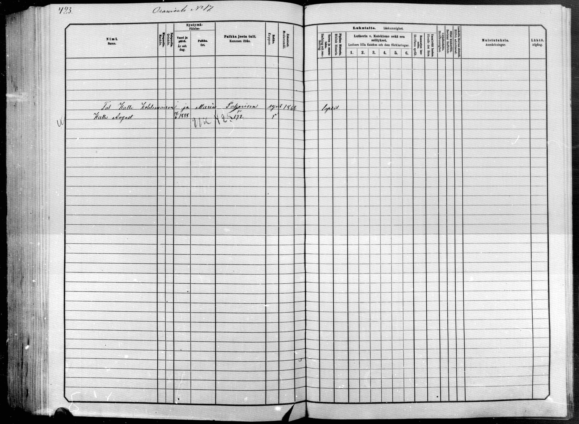 [ ../kirjat/Kirkonkirjat/raakkyla/lastenkirja_1881-1890_mko1-13/kuvat/341.jpg ]