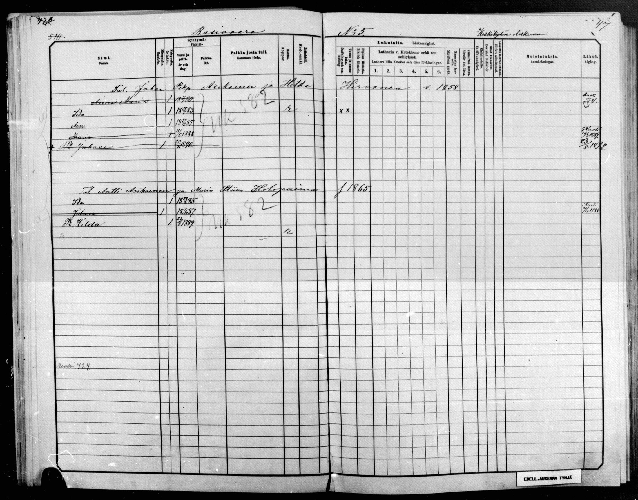 [ ../kirjat/Kirkonkirjat/raakkyla/lastenkirja_1881-1890_mko14-26/kuvat/43.jpg ]