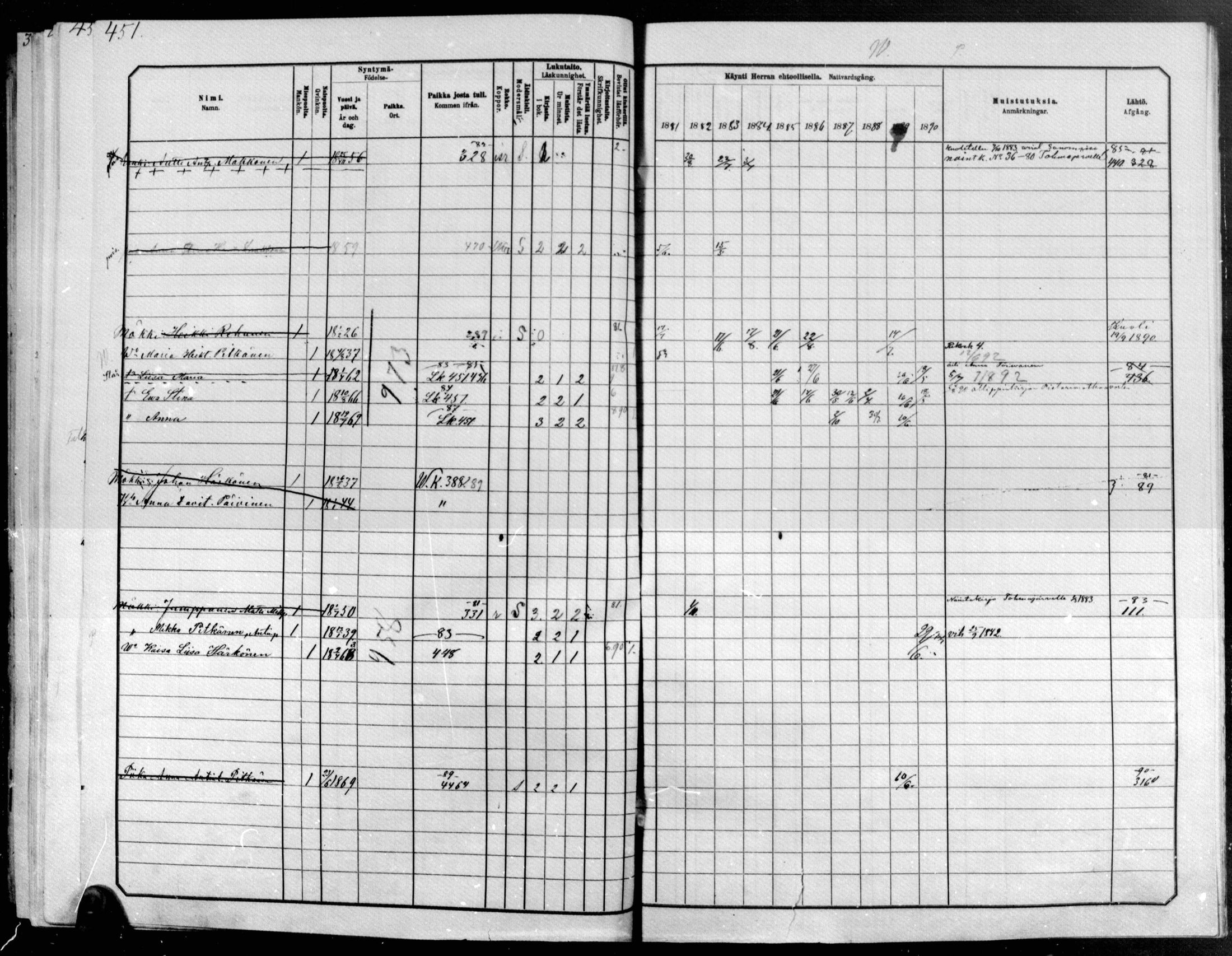 [ ../kirjat/Kirkonkirjat/raakkyla/rippikirja_1881-1891_mko1-13/kuvat/385.jpg ]