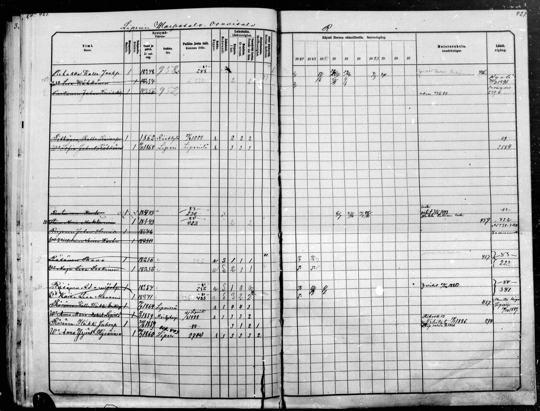 [ ../kirjat/Kirkonkirjat/raakkyla/rippikirja_1881-1891_mko14-26/kuvat/377.jpg ]
