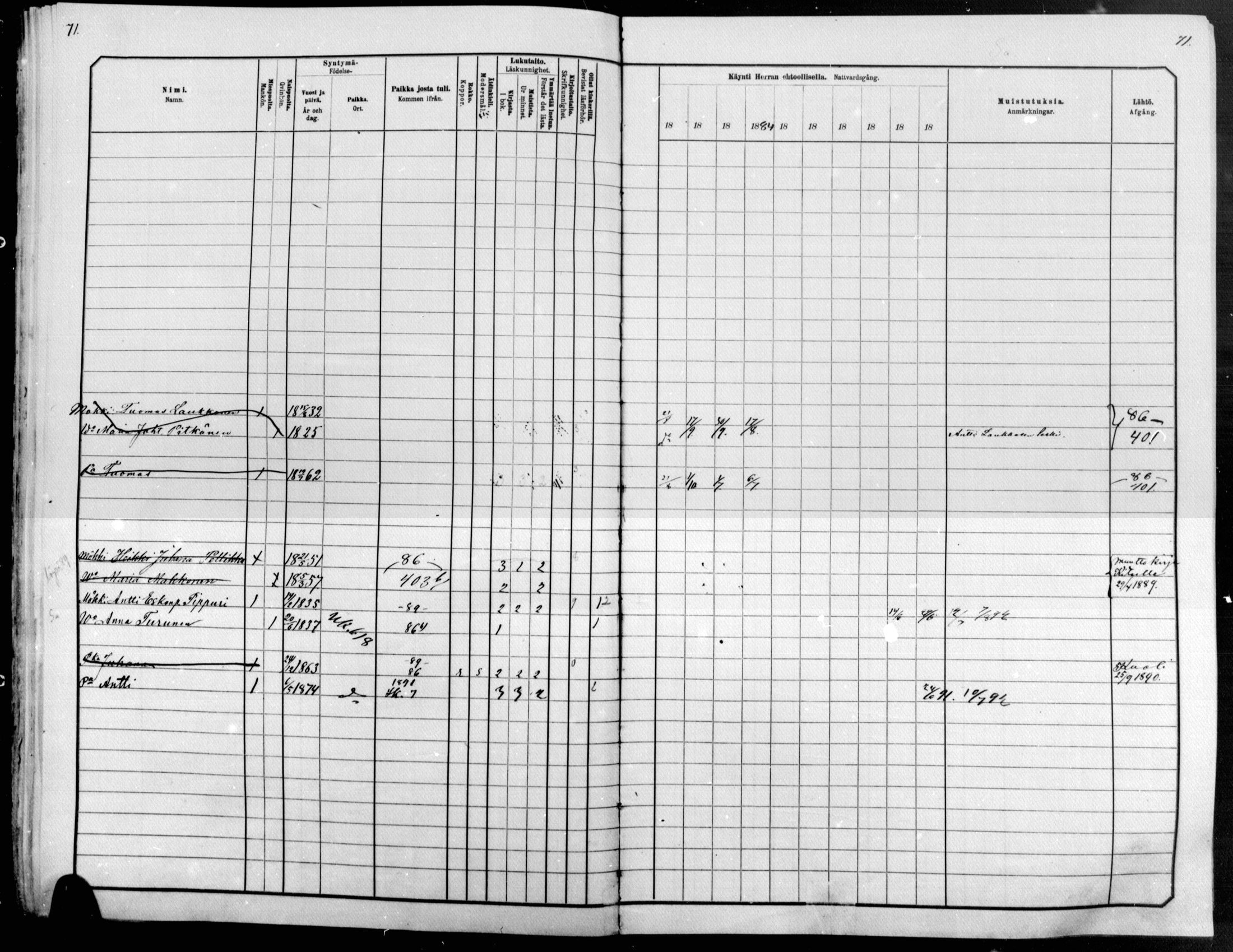 [ ../kirjat/Kirkonkirjat/raakkyla/rippikirja_1881-1891_mko14-26/kuvat/71.jpg ]