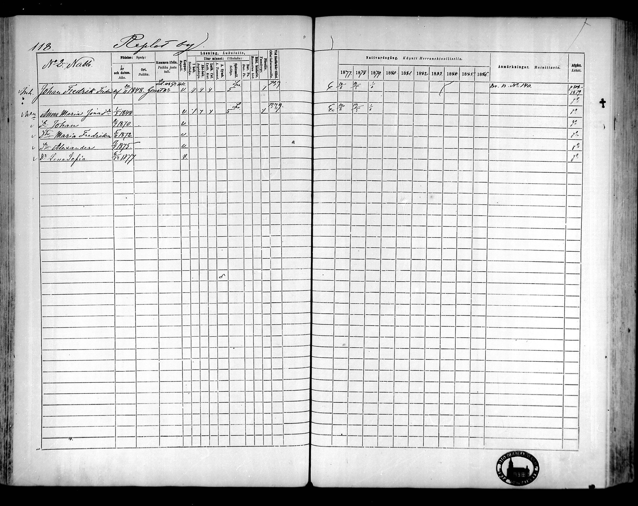 [ ../kirjat/Kirkonkirjat/raippaluoto/rippikirja_1877-1887_mko65-75/kuvat/103.jpg ]