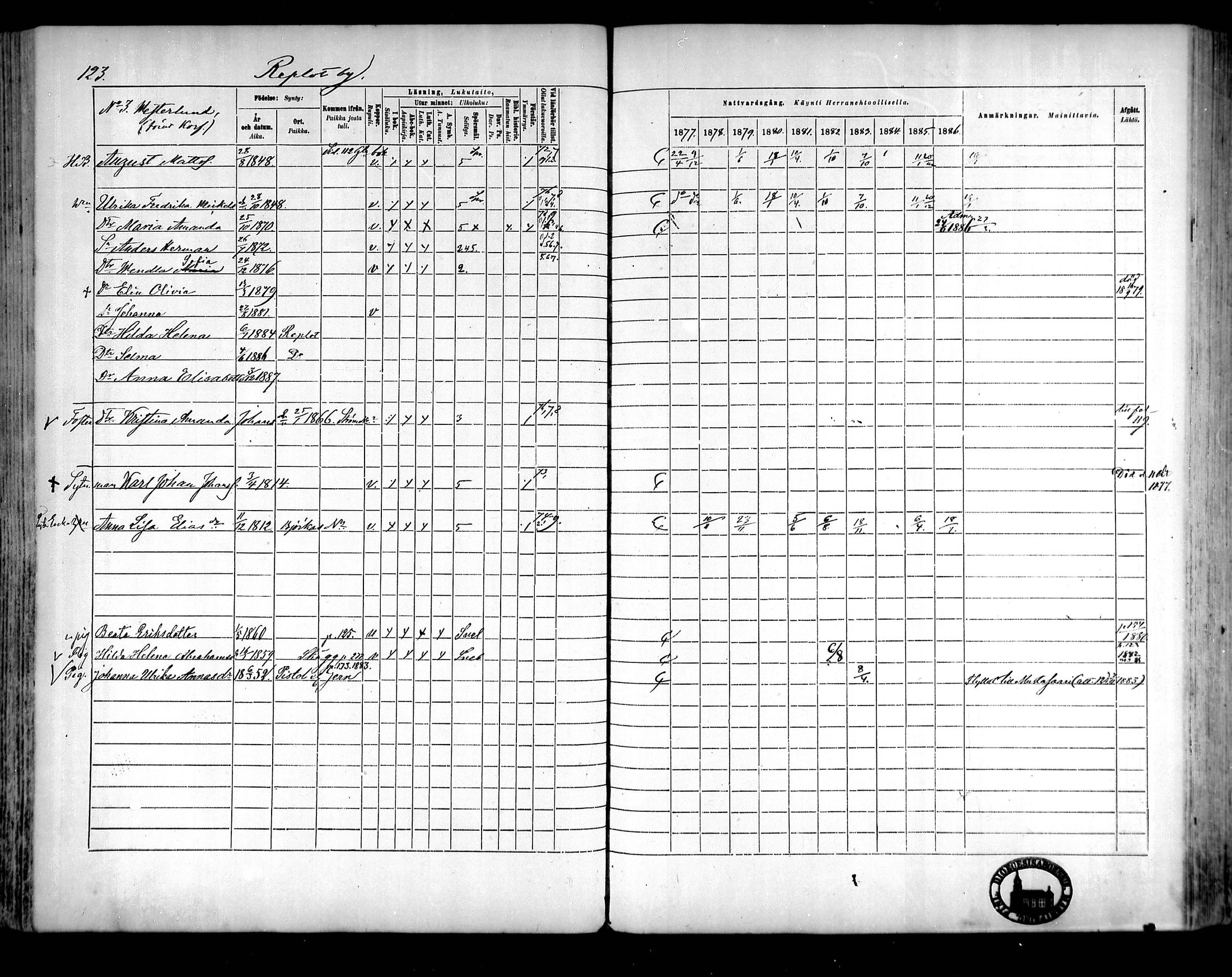 [ ../kirjat/Kirkonkirjat/raippaluoto/rippikirja_1877-1887_mko65-75/kuvat/107.jpg ]