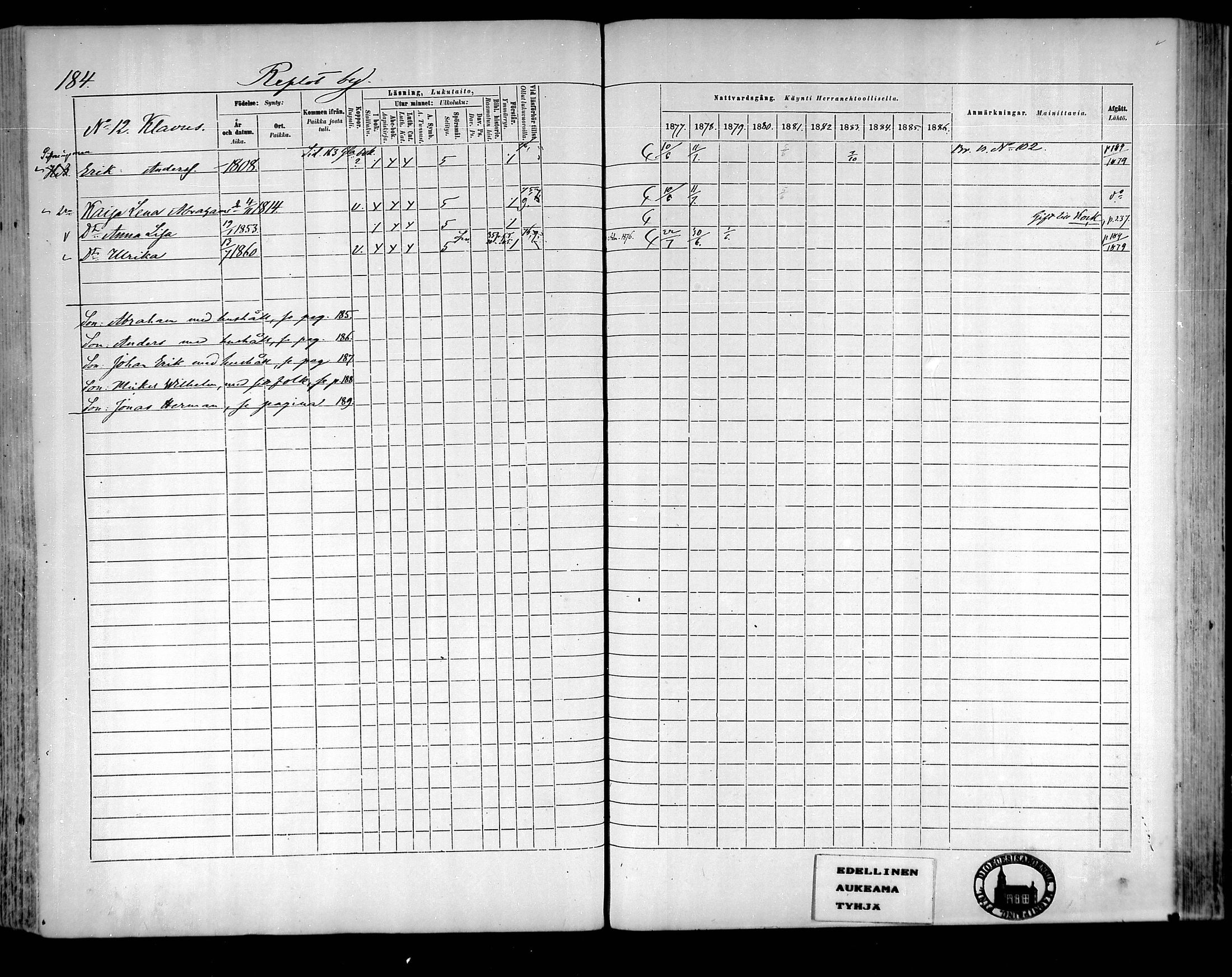[ ../kirjat/Kirkonkirjat/raippaluoto/rippikirja_1877-1887_mko65-75/kuvat/163.jpg ]