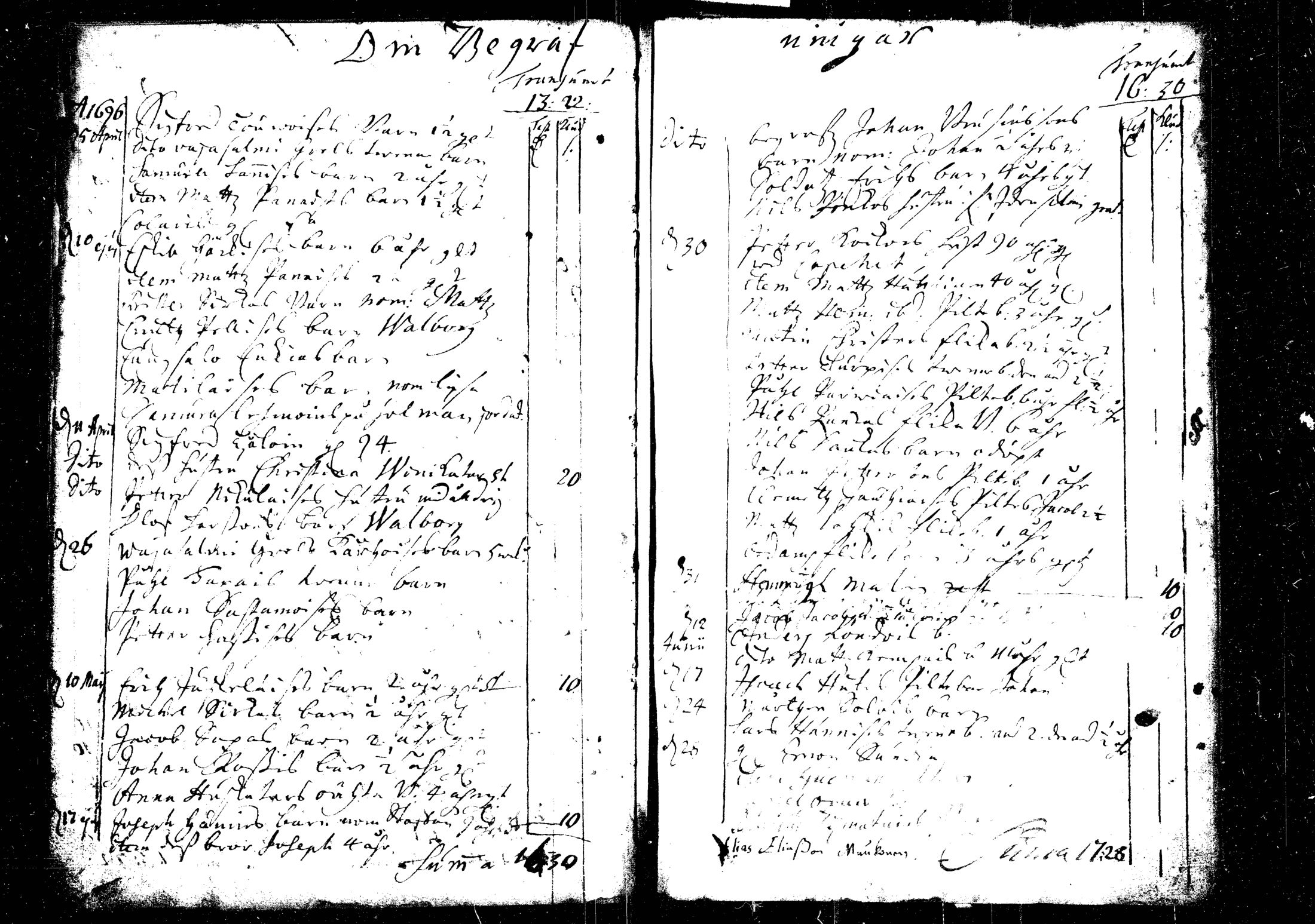 [ ../kirjat/Kirkonkirjat/rautalampi/syntyneet-vihityt-kuolleet_1695-1712_tk1101/kuvat/4.jpg ]