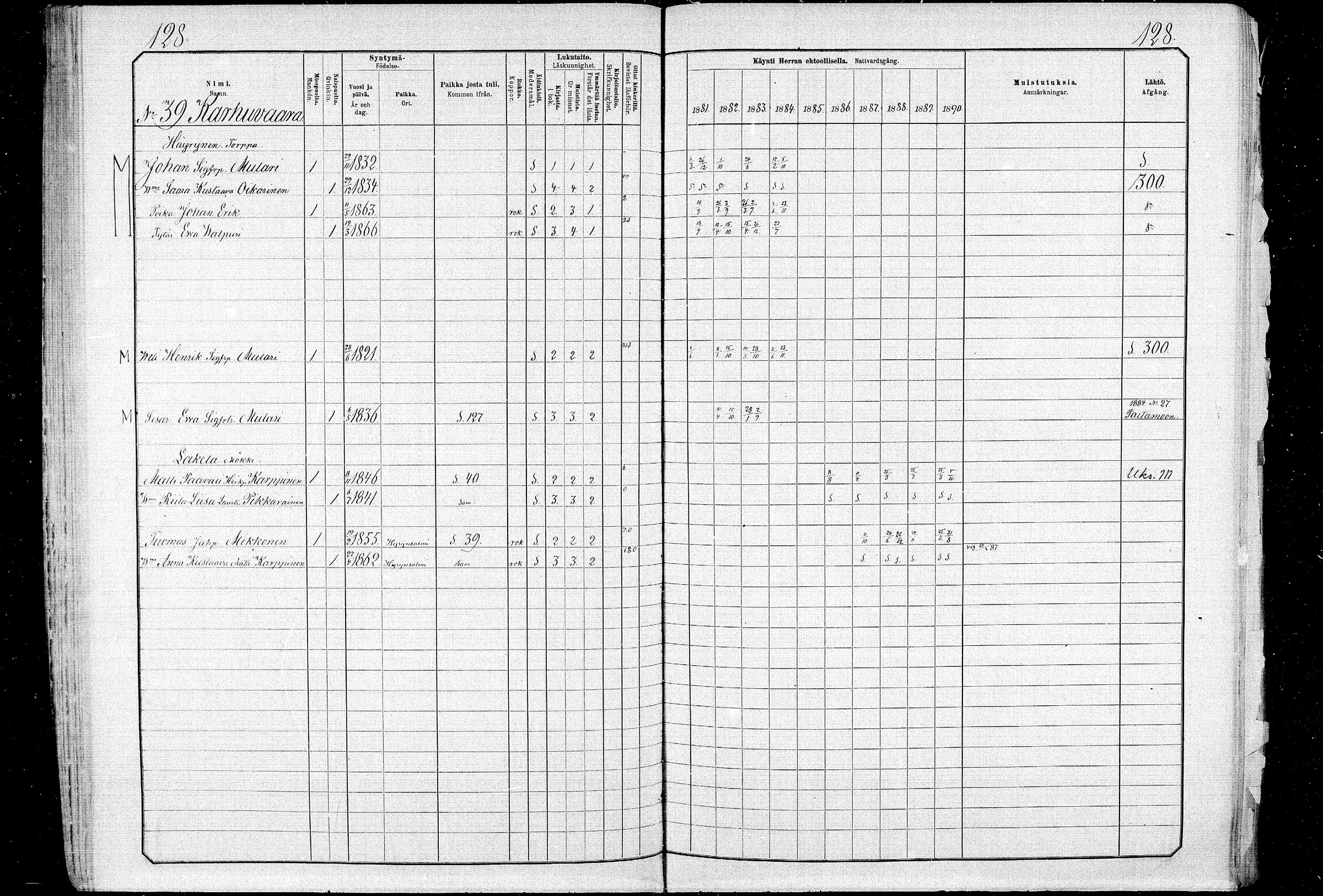 [ ../kirjat/Kirkonkirjat/ristijarvi/rippikirja_1881-1890_mko37-51/kuvat/127.jpg ]